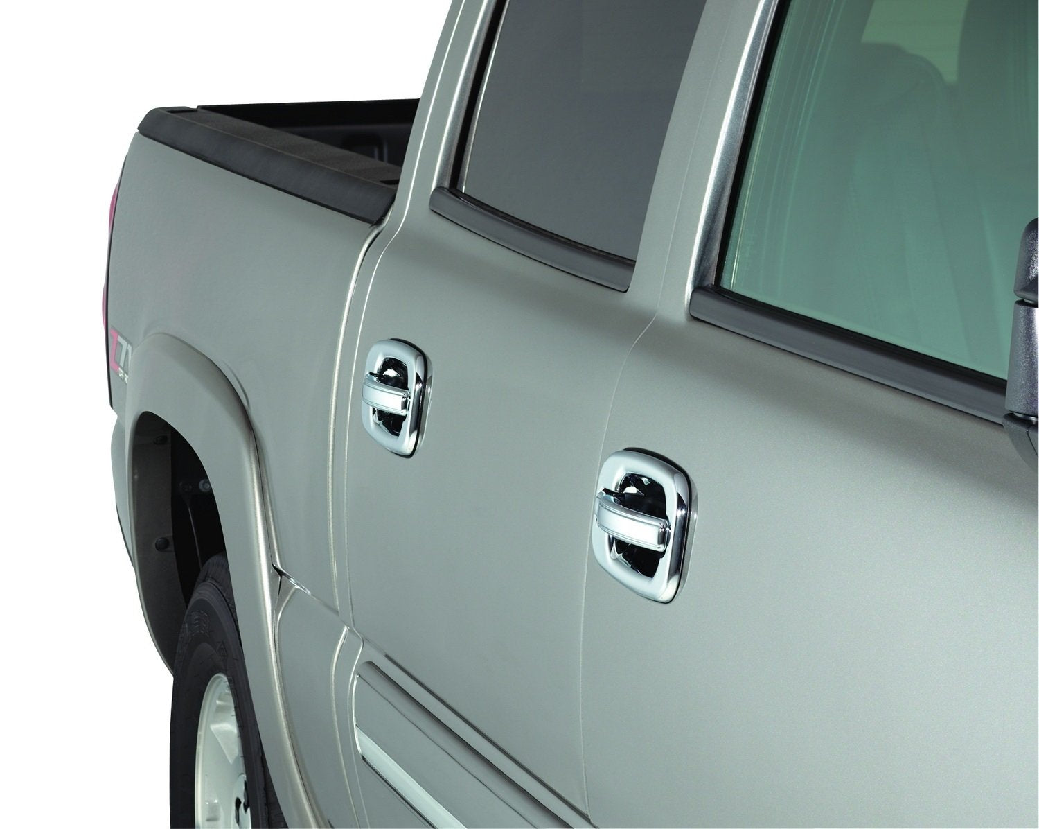 Auto Ventshade 685210 Chrome Door Handle Cover With Passenger Keyhole, 4 Piece