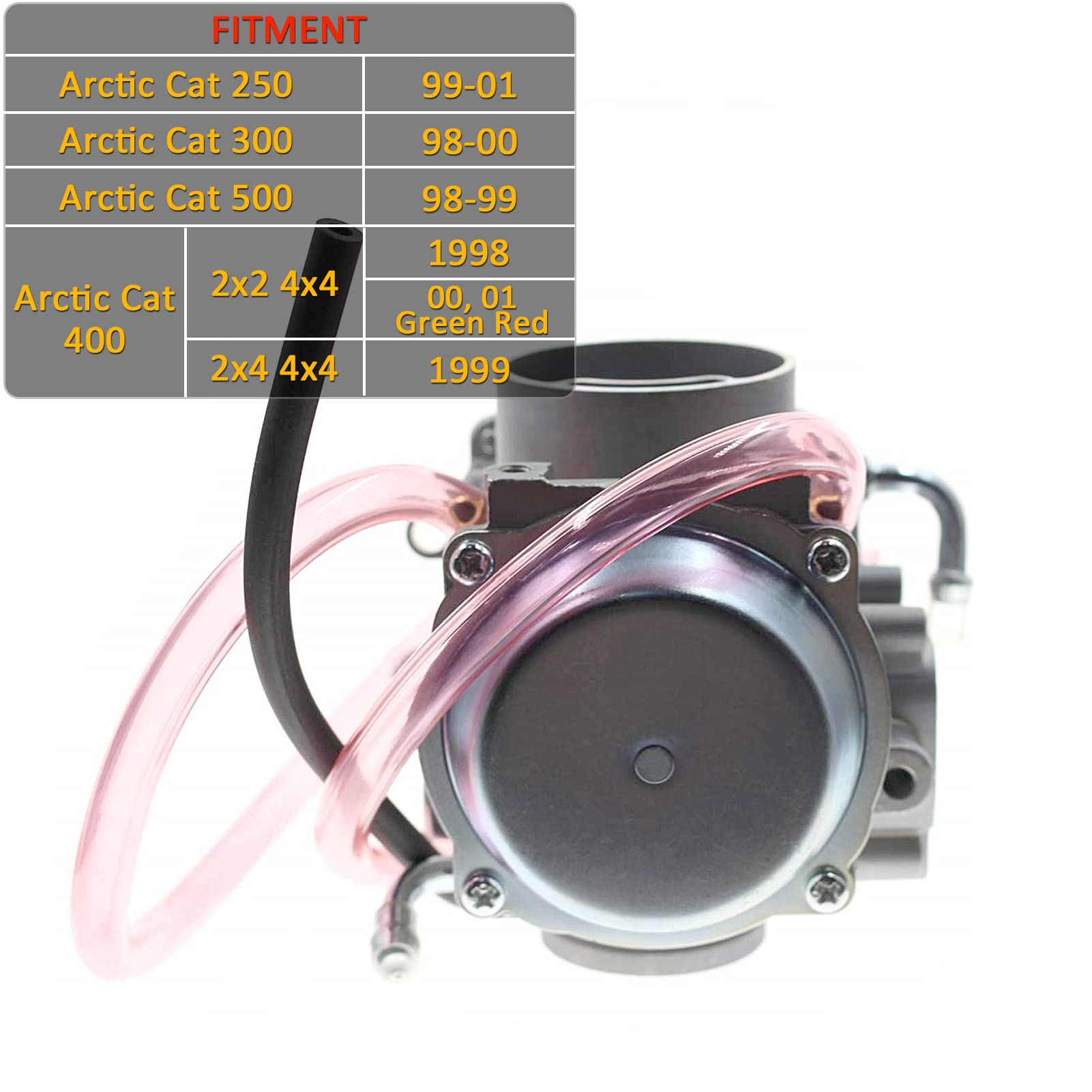 Svkzgfz Carburetor For Arctic Cat 250 (99-01) 300 (98-00) 400 (98-01) 500 (98-99) 2X2 2X4 4X4 Atv Quad Carb 0470-352, 0470-362