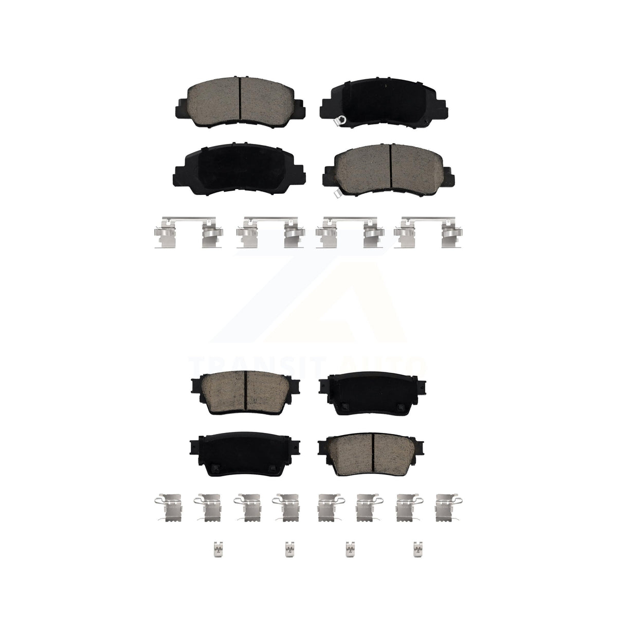 Cmx Front Rear Ceramic Brake Pads Kit Replacement For 2018-2020 2022 Mitsubishi Eclipse Cross With Electric Parking Kcx-100530