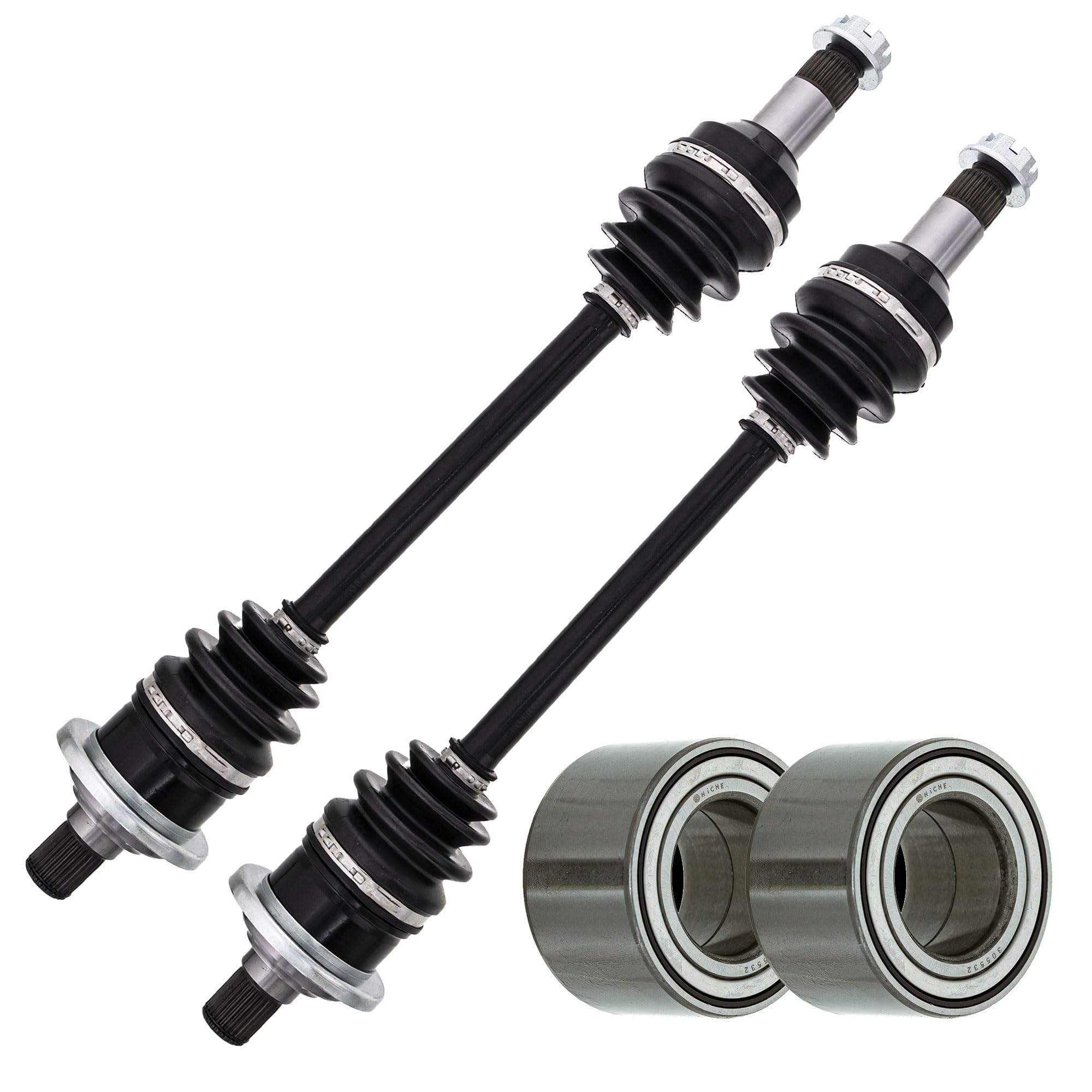 NICHE CV Axle Drive Shaft Bearing Kit for Arctic Cat 400 450 550 650 700 1000 0502-811 1502-343