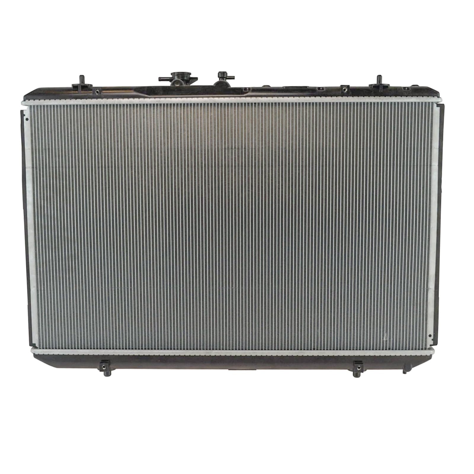 Trq Radiator Assembly Aluminum Core Compatible With 08-13 Toyota Highlander Cu13024 To3010319 To3010320