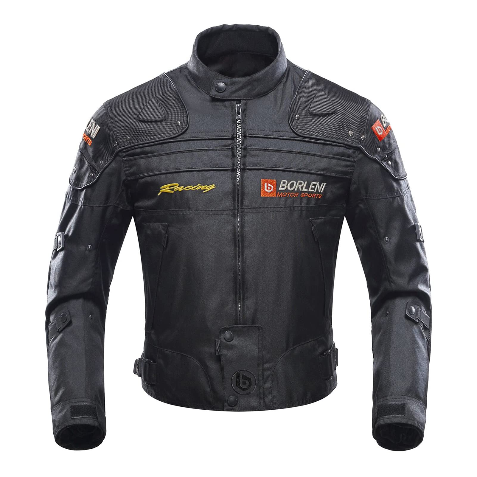 Borleni Motorcycle Jacket Motorbike Riding Jacket Windproof Motorcycle Full Body Protective Gear Ce Armor All Season
