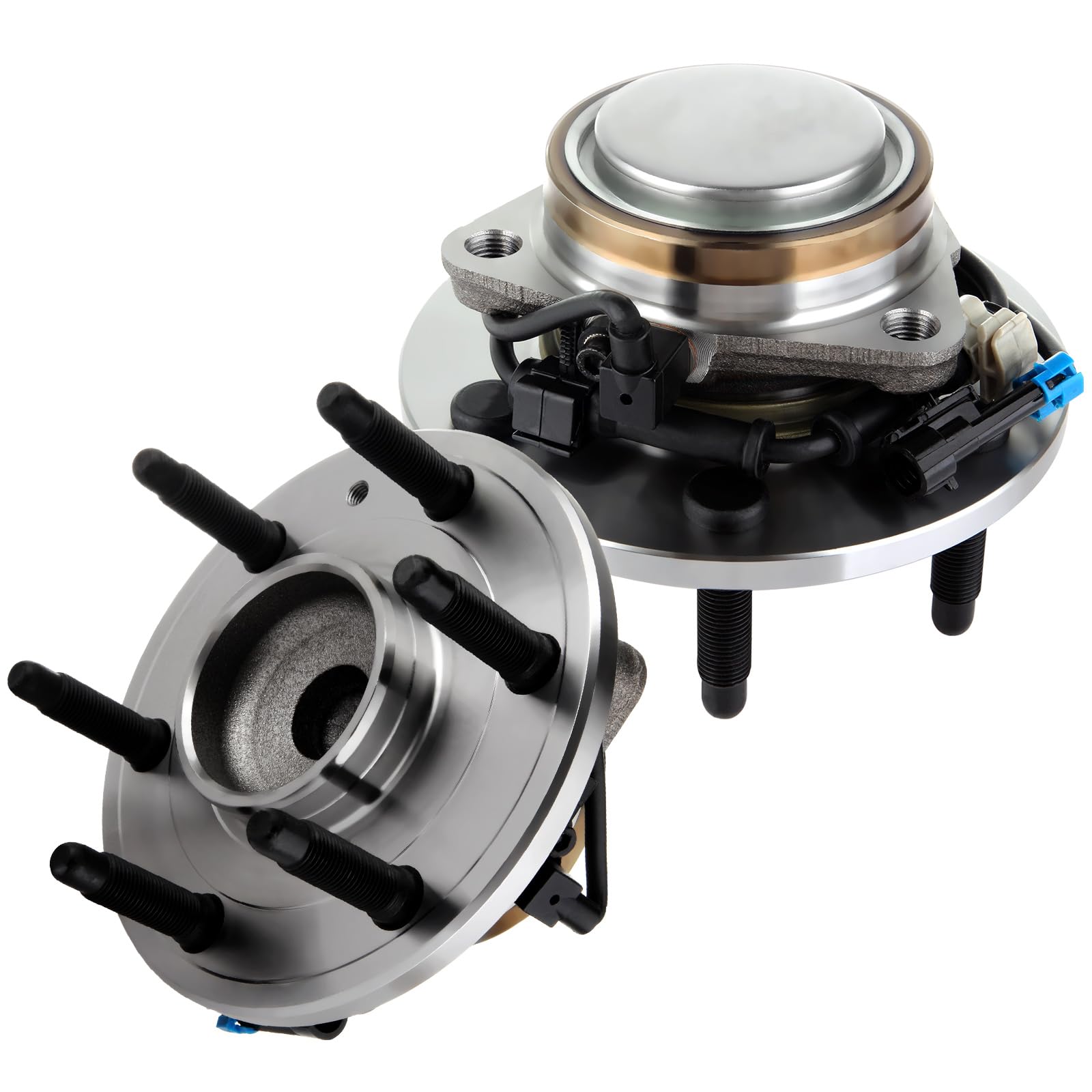 ECCPP Replacement for Wheel Hub Bearing Assembly for 2003-2005 Chevy Astro | 2003-2005 GMC Safari W/ABS 6 Lugs 515071 2pcs