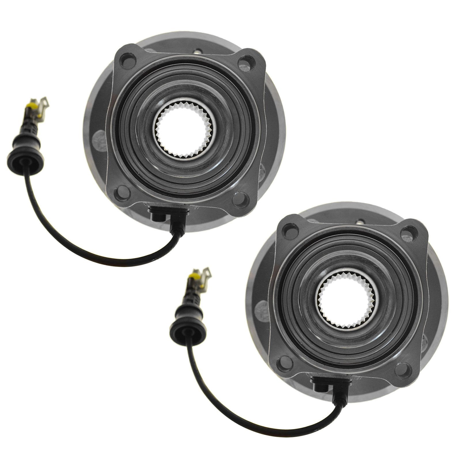 Trq Rear Wheel Hub Bearings Assembly Set Compatible With 2012-2015 Chevrolet Captiva Sport 2007-2009 Equinox Pontiac Torrent 200