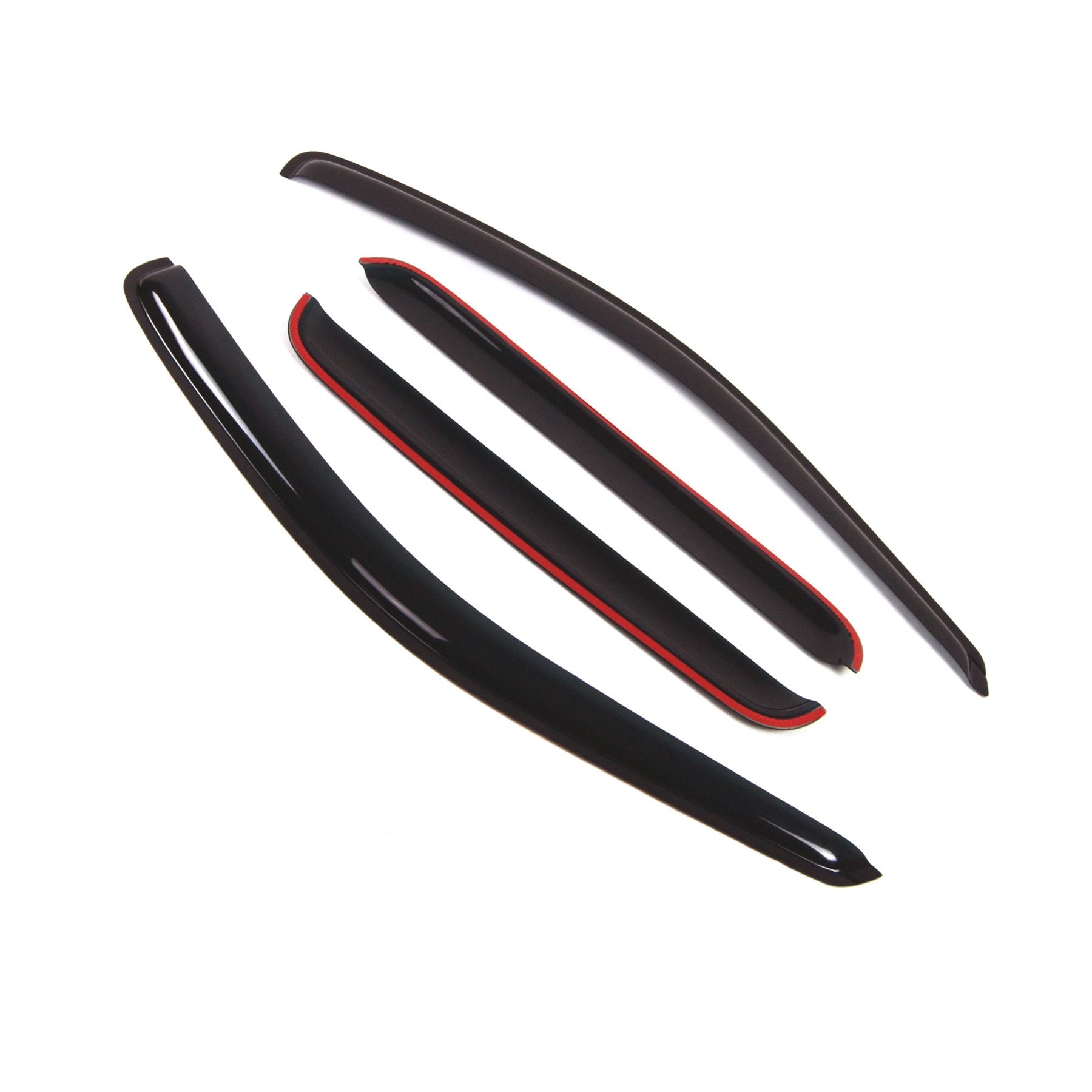 Tuningpros Outside Mount Window Vent Visors Rain Guards Compatible With Jeep Grand Cherokee 1999-2004 | Side Window Wind Deflect