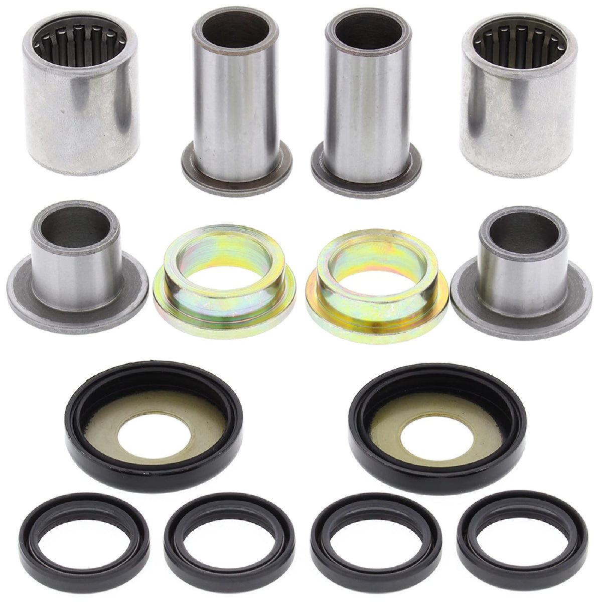 All Balls Racing 28-1002 Swing Arm Bearing Kit Compatible With/Replacement For Suzuki Rm 125 1989-1991