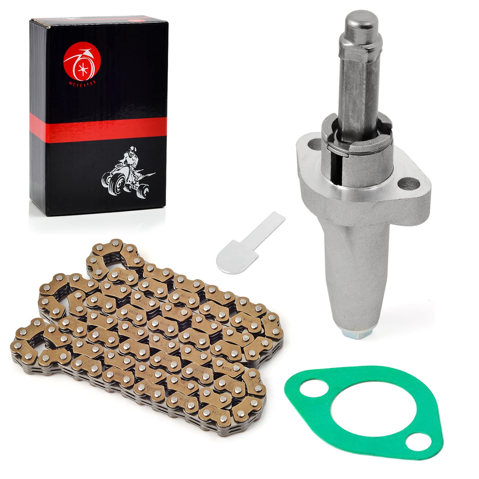 Cam Timing Chain & Tensioner Lifter For Honda Rincon 650 Trx300Ex Fourtrax 300 Trx300 Trx300Fw Trx250X 14520-Ha0-771 14401-Hc0-0