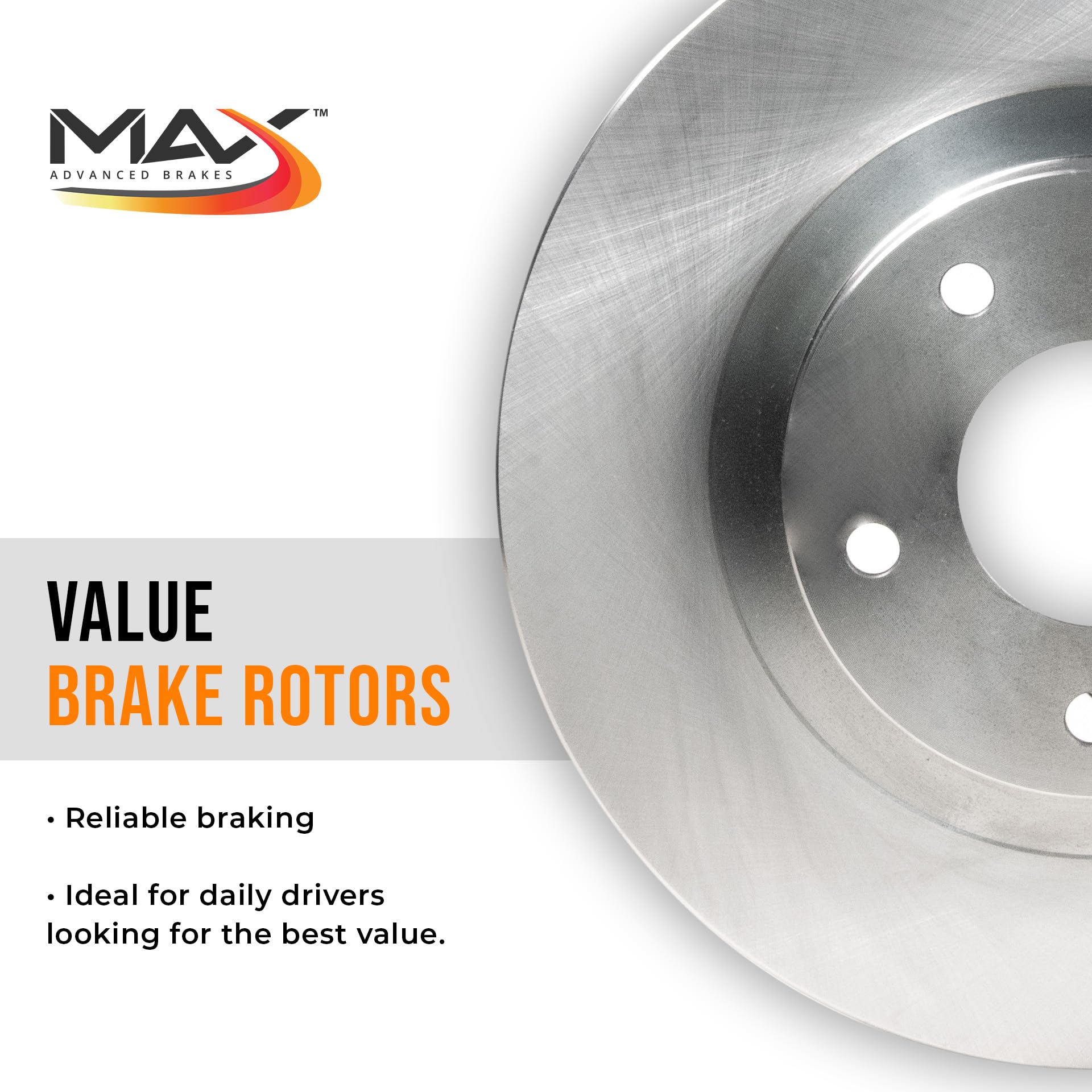 Max Advanced Brakes Rear Brake Kit For 2008-2012 2013 2014 Cadillac Cts 2010 2011 2012 2013 2014 2015 Chevy Camaro Replacement Premium Oe Disc Brake Rotors And Ceramic Brake Pads