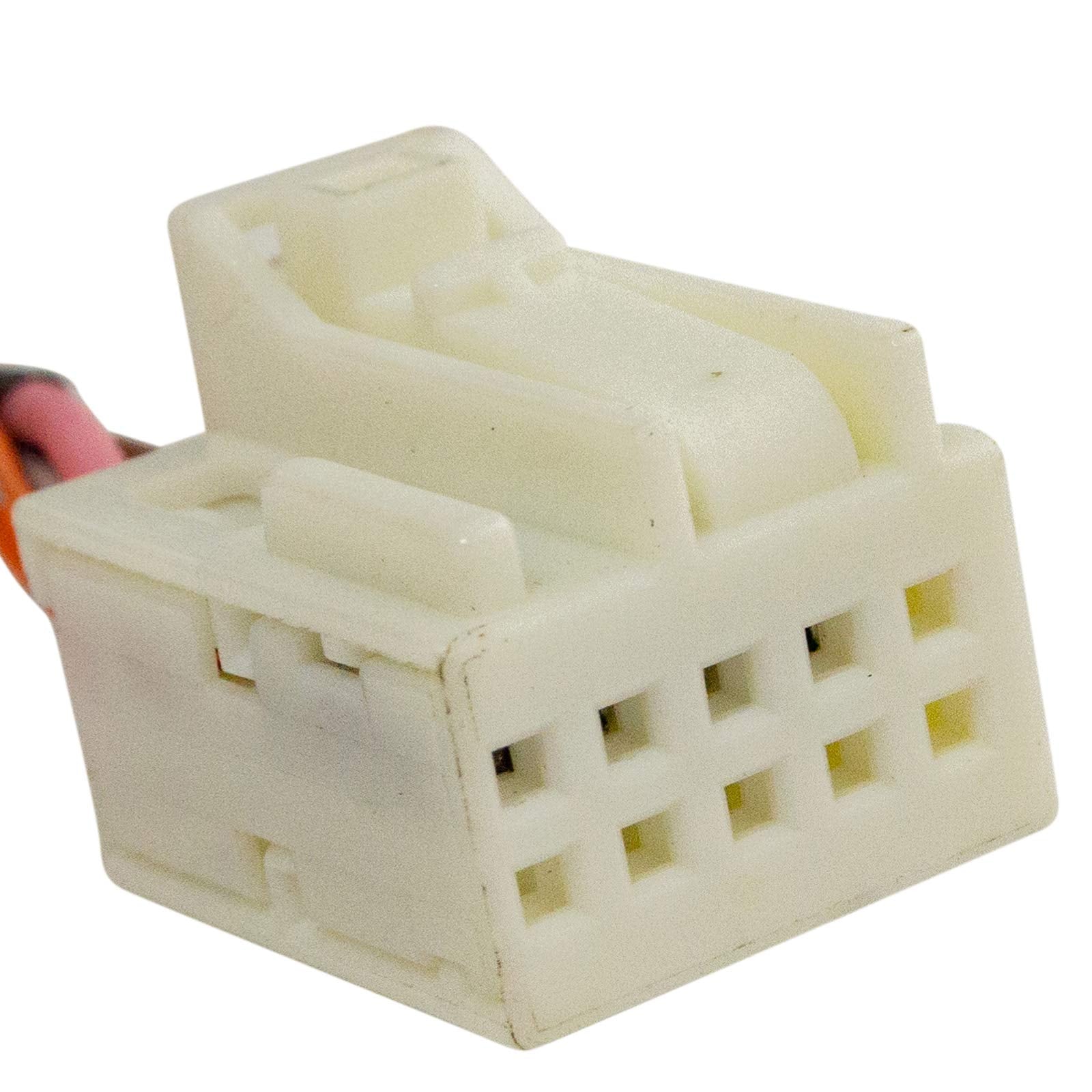 Trq Right Mirror With Memory Without Blind Spot Indicator With Black Cover Passenger Side Compatible With 2011-2018 Dodge Durang