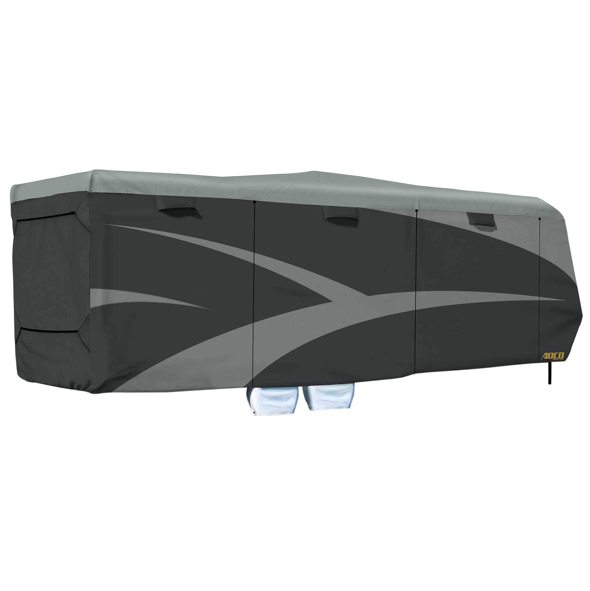 Adco 52275 Toy Hauler Designer Series Sfs Aquashed Cover, Fits 30'1 - 33'6 Trailers, Gray