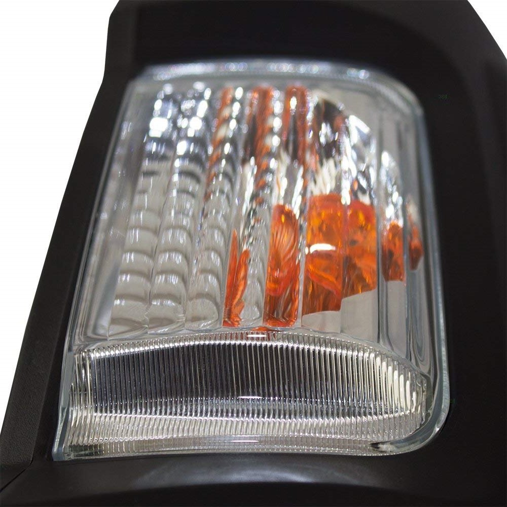 Driver Left Side Mirror Replacement Power Door Mirror Single Light Temperature Sensor fit Ram Promaster 1500, 2500, 3500, New Si