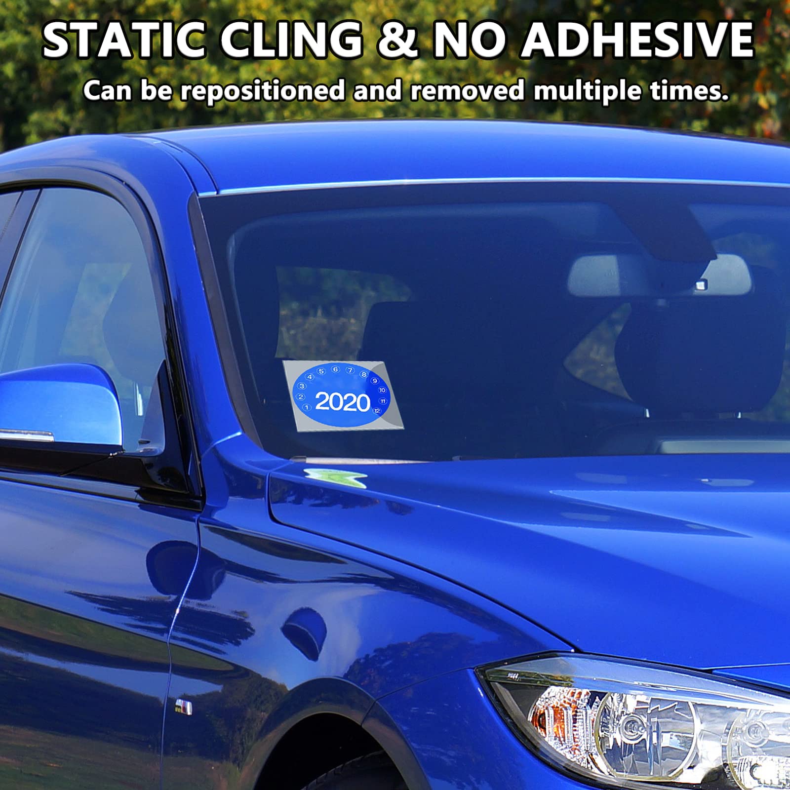 Car Window Clings, Car Windshield Sticker Applicator Windshield Sticker Cling Film Clear Window Static Cling Film Decals For Car