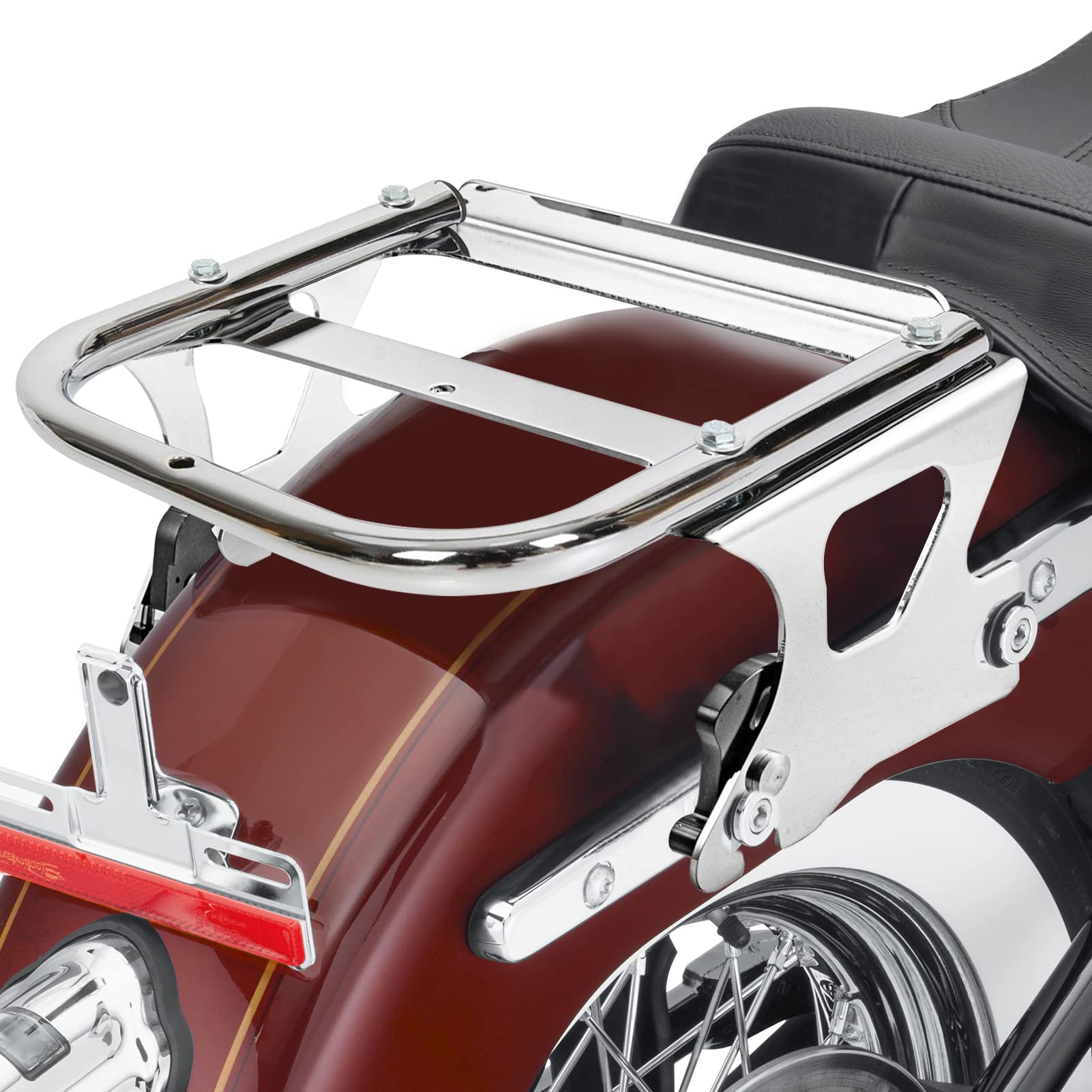 Dasen Two-Up Tour Pack Mounting Luggage Rack Quick-Deatach With Docking Hardware Kit Compatible With Harley Touring Road Glide Street Glide Electra Glide Road King 1997-2008