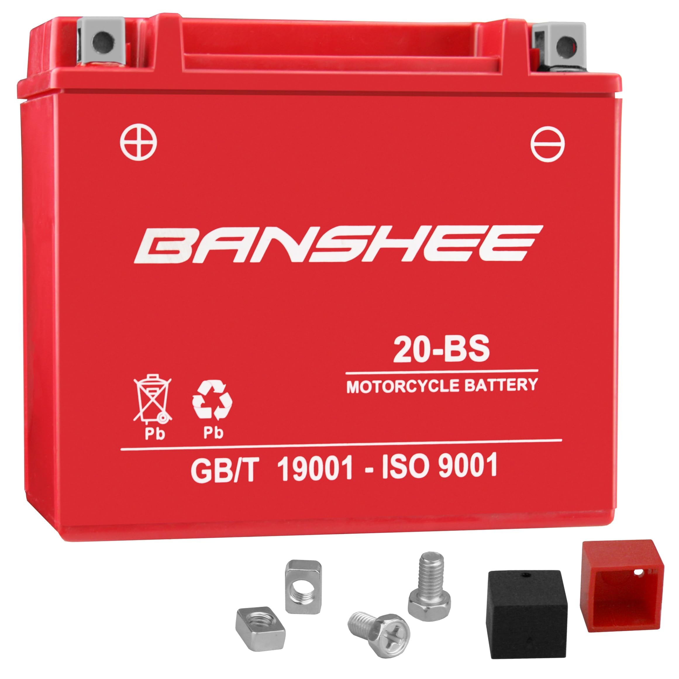 Banshee 20-BS Replacement Battery For YTX20-BS Motorcycle Battery for Haley Davidson FXST FLST Softail 1340CC 84-'90