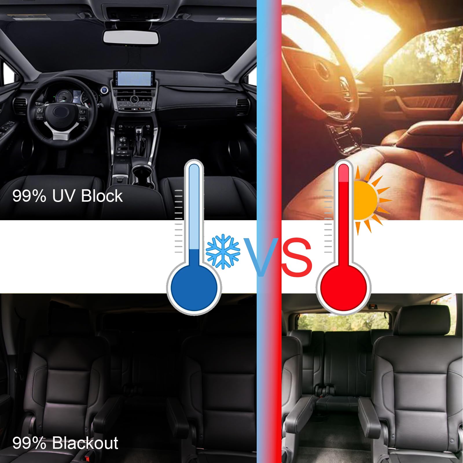 Kmf Windshield Sun Shade Replacement For Bmw X3 Accessories 2018-2024, Side Window Sun Shade Cover Sun Visor Shield Cover, Rear