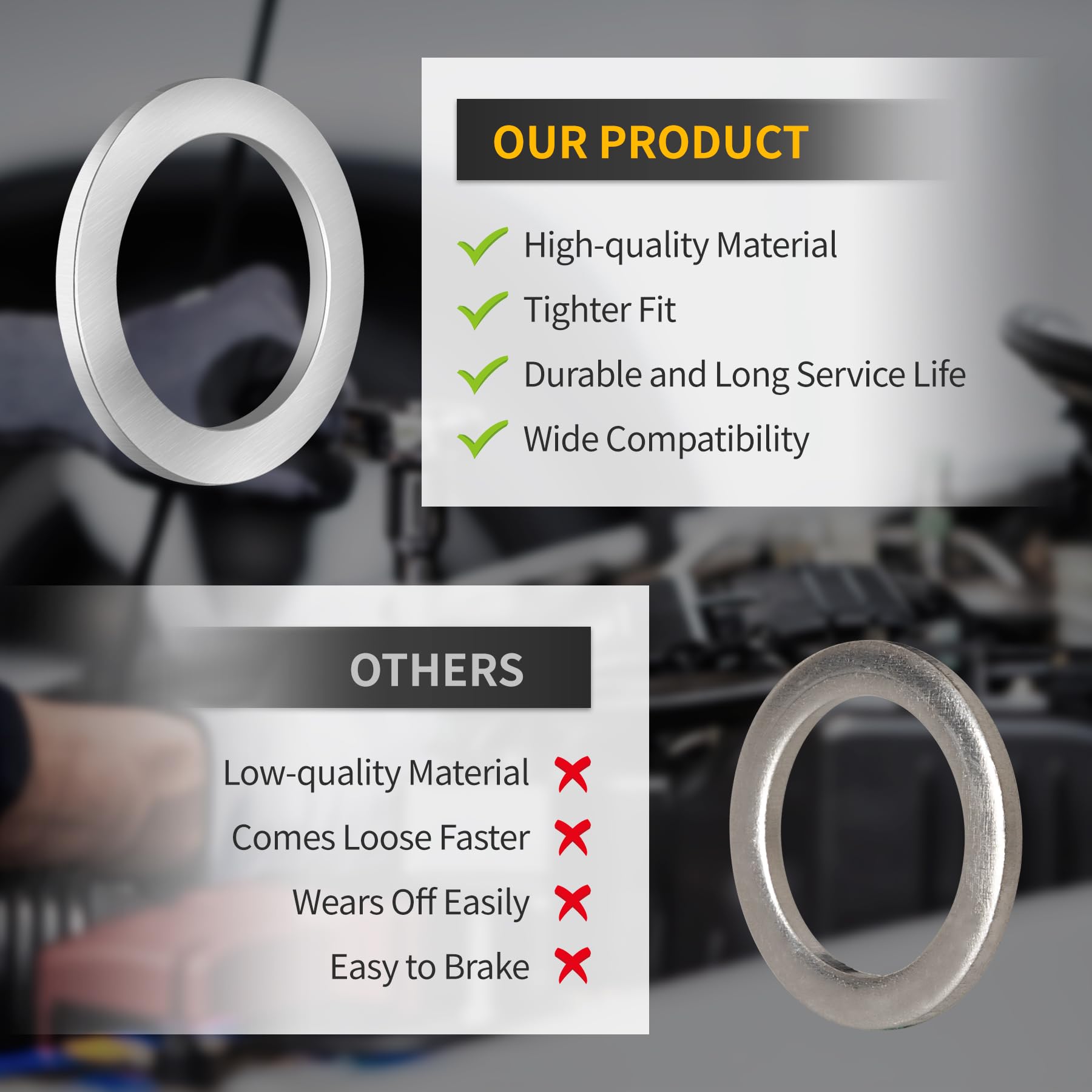 luxlead 20 PCS Transmission Drain/Fill Plug Crush Washer Gaskets for Rear Differential Fluid Change, Compatible with Hon-da Acco