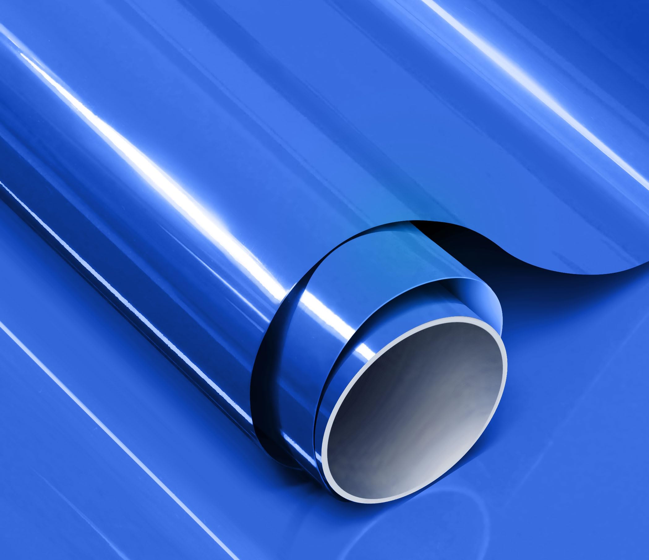 Colorfusion Ppf By Vvivid, Gloss Shark Blue Dry Apply Ppf Vinyl Car Wrap Roll 10Ft X 5Ft