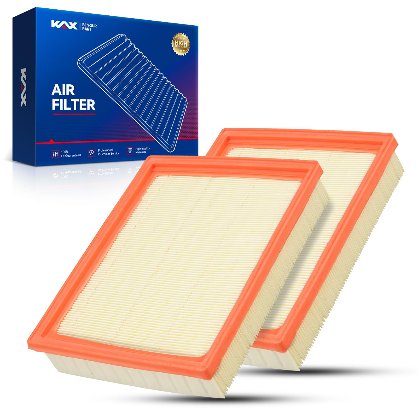 KAX Engine Air Filter, CA12931 Replacement for Nissan Pathfinder 2022-2024, INFINITI QX60 2022-2024, Advanced Air Filter Media, 