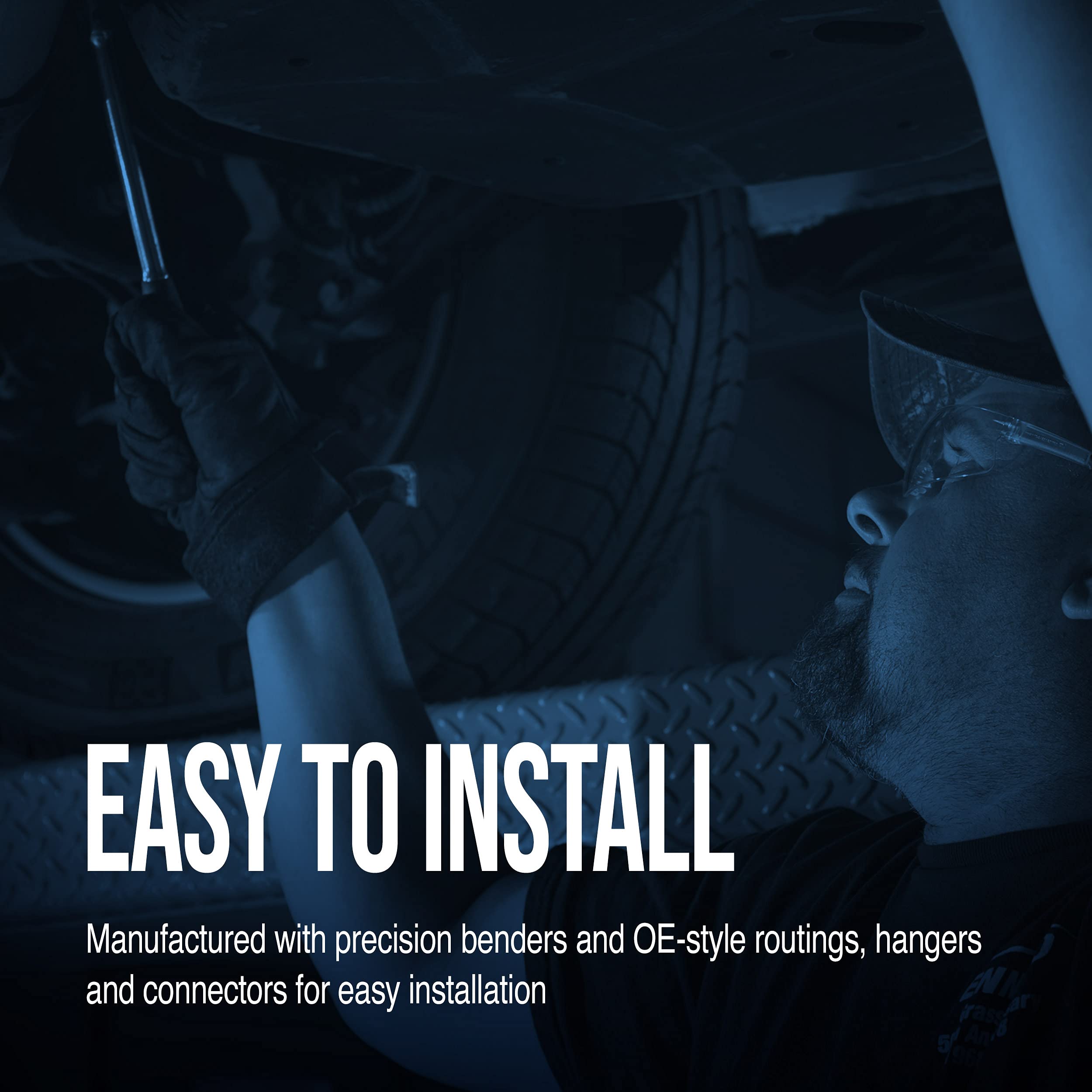 Walker 41960 Exhaust Reduction Pipe 2.5'' Inlet (Od) 2'' Outlet (Id) For Dodge Dakota