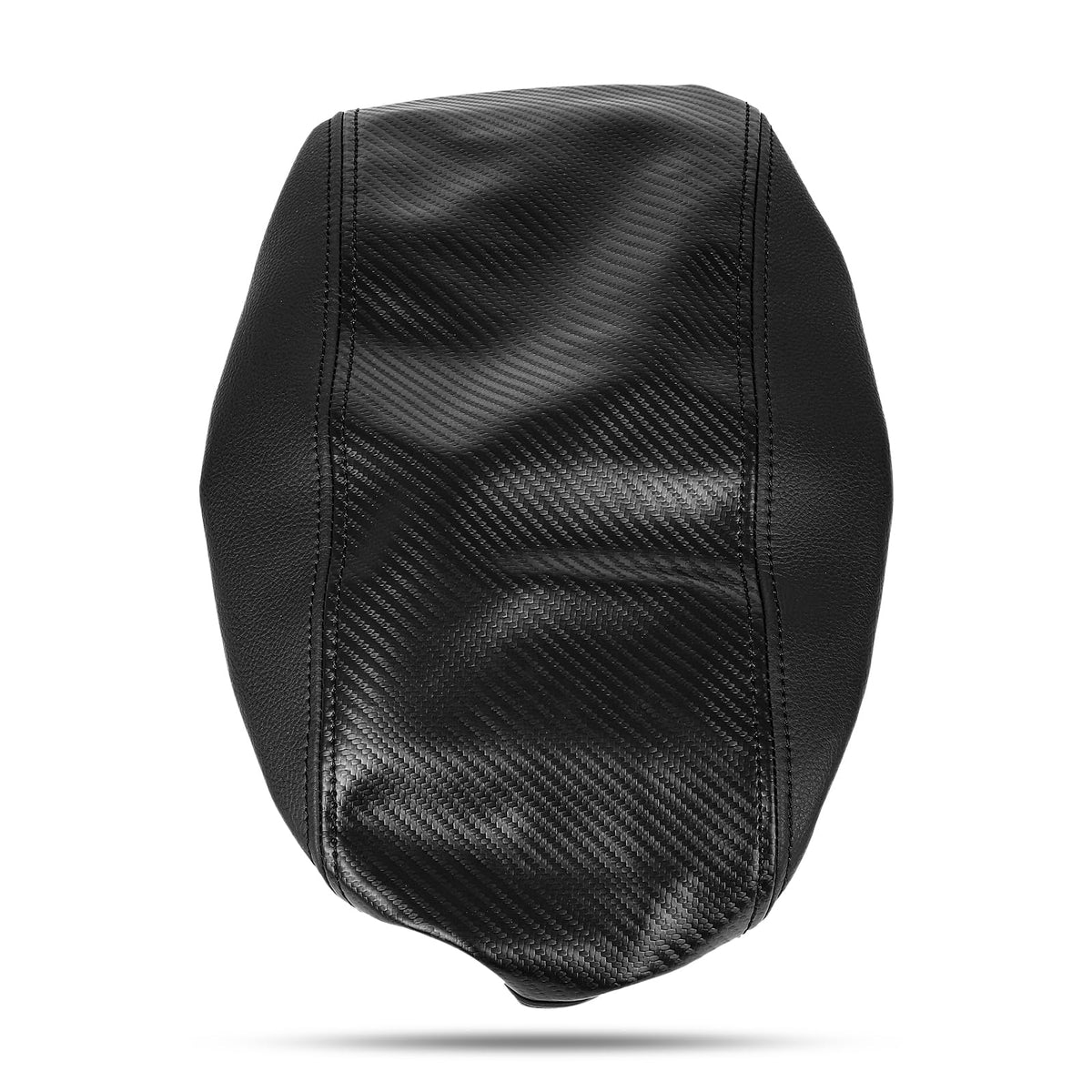 SCITOO Auto Carbon Fiber Front Armrest Box Cover Center Console Pad Replacement Fit for 2011-2020 for Dodge Durango Leather Prot