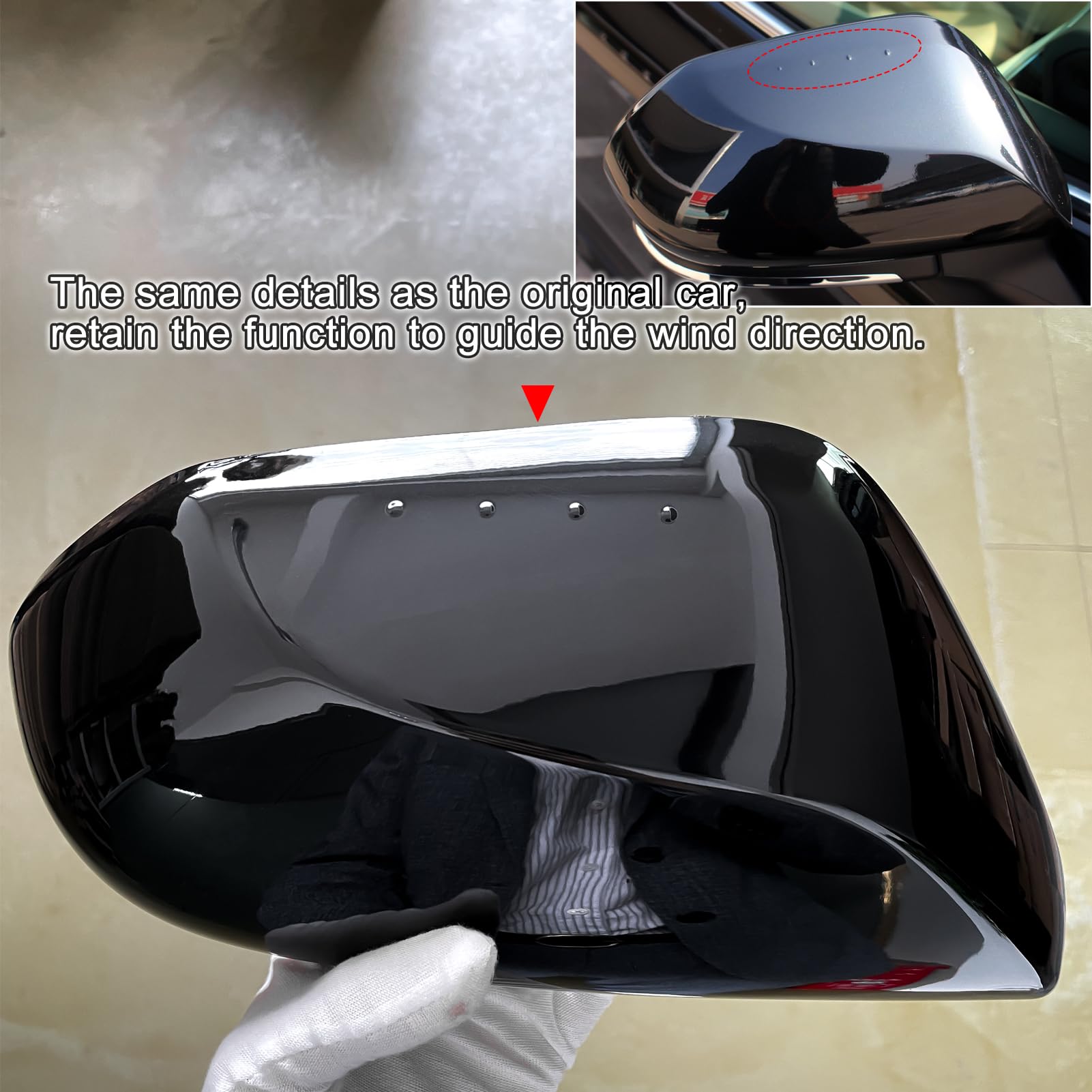 Cke Compatible With Toyota Camry 2025 2024 2023 2022 2021 2020 2019 2018 Accessories Car Exterior Door Side Rearview Mirror Guar