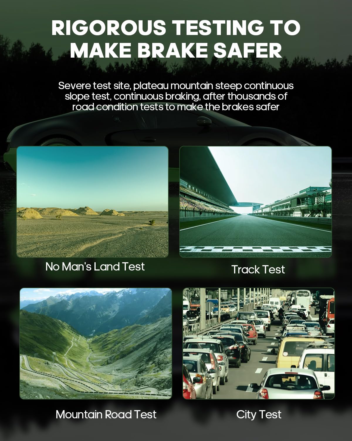 Scitoo Ceramic Pads, Brake Pads Brakes Kits Fit For Chrysler 0,Sebring,For Dodge Avenger,Caliber,Stratus,For Jeep Compass,Patrio