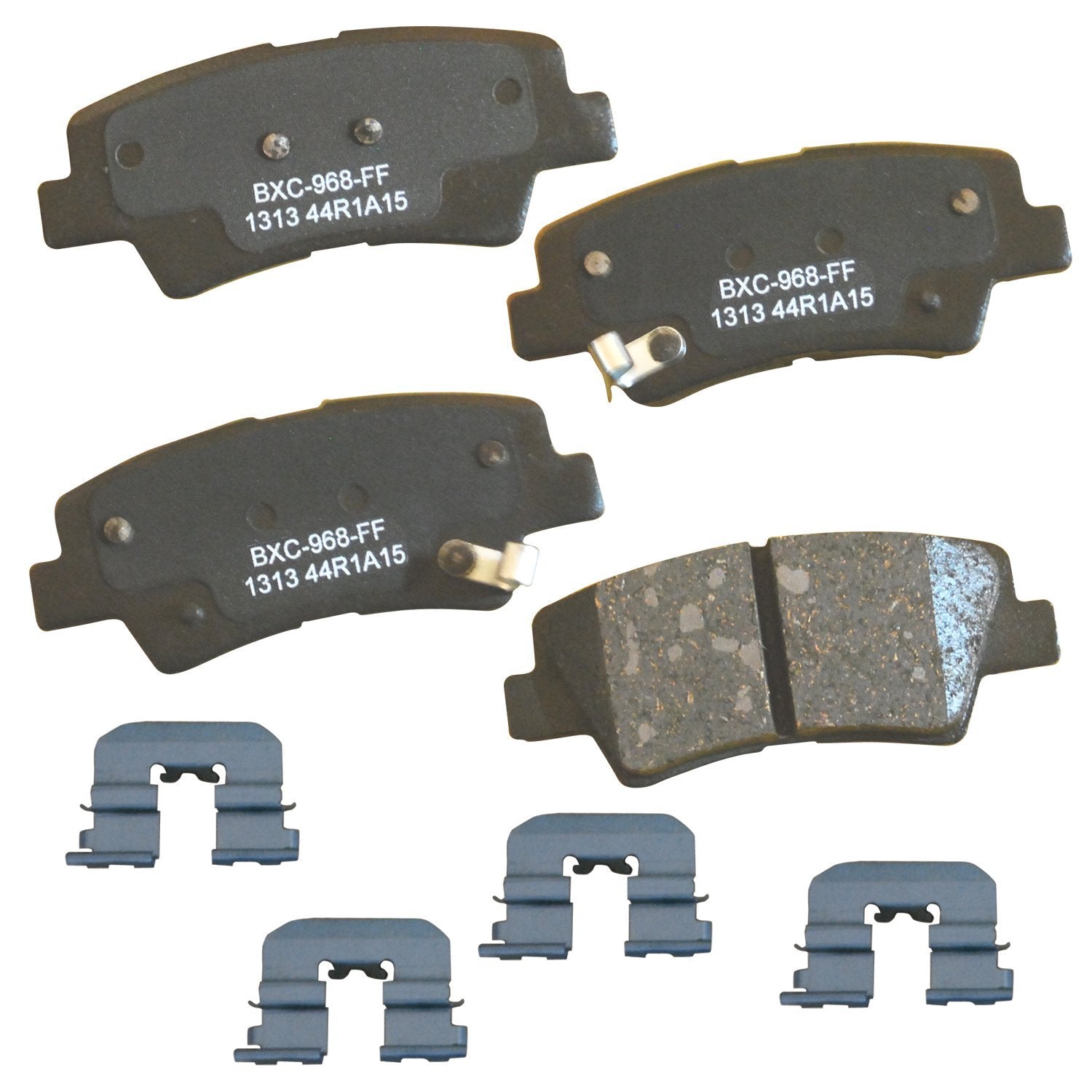Bendix Premium Sbc1313 Ceramic Rear Brake Pads For Hyundai Accent 2012, Azera 2011-2010, Elantra 2010, Sonata 2010-2008, Kia Ama