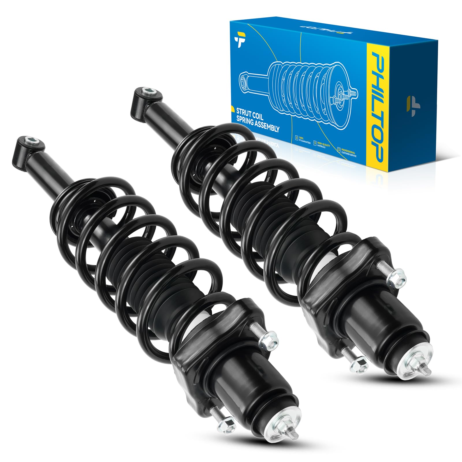 Philtop Rear Complete Struts Shock Absorber For 200 2011-2014, Avenger 2008-2014, Sebring 2007-2010, Quick Suspension 171126 * 2