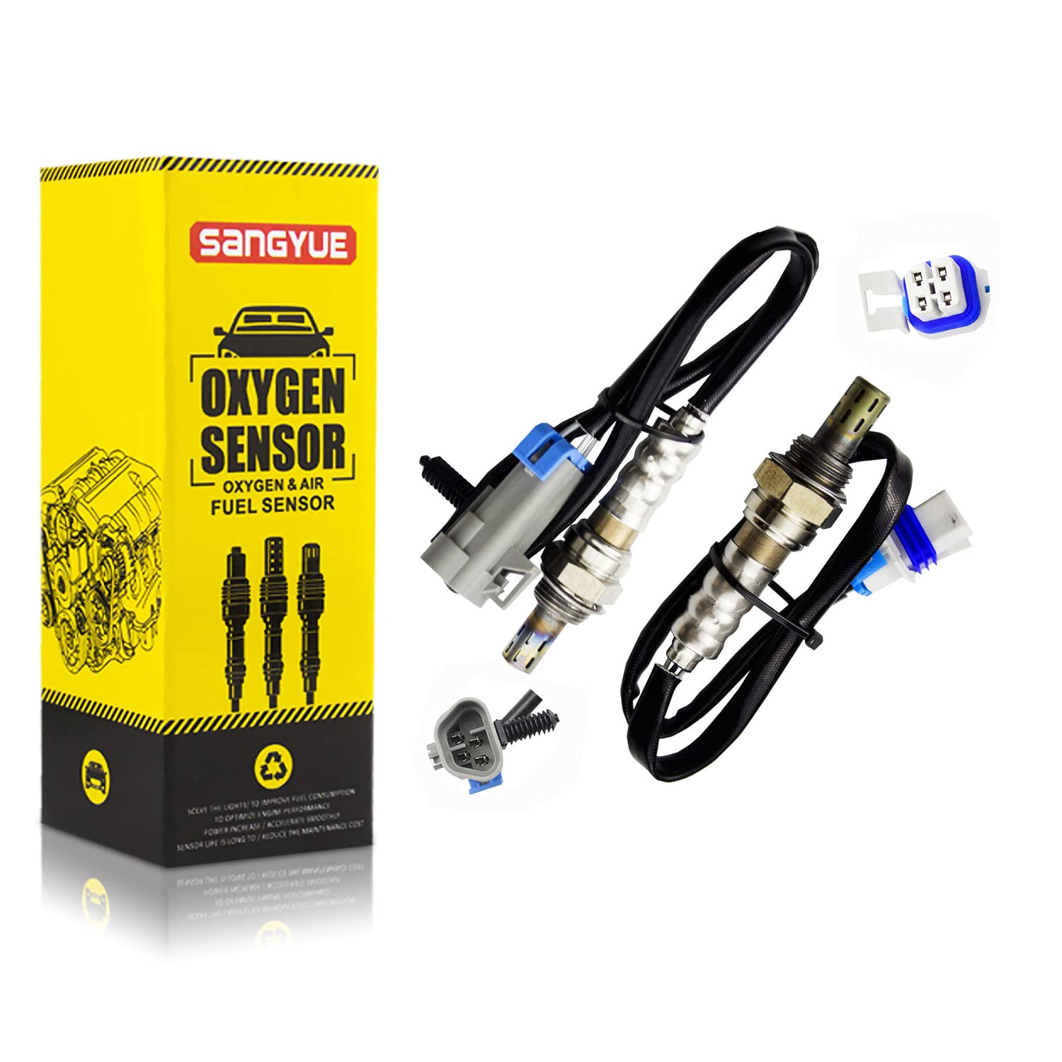 2X Oxygen Sensor 1 & 2 For Hummer H3 2006 3.5L Upstream + Downstream