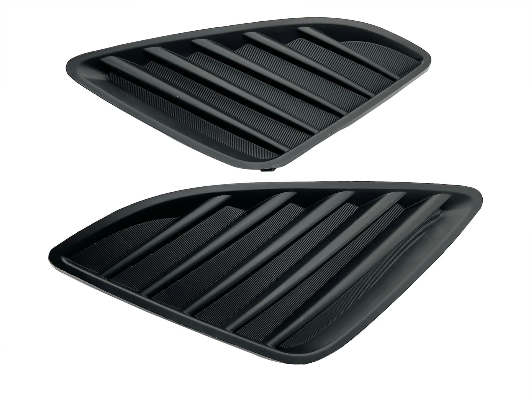 Fog Light Cover For 2012-2014 Toyota Camry Black Front Left and Right Bumper Grille Insert Bezel trim
