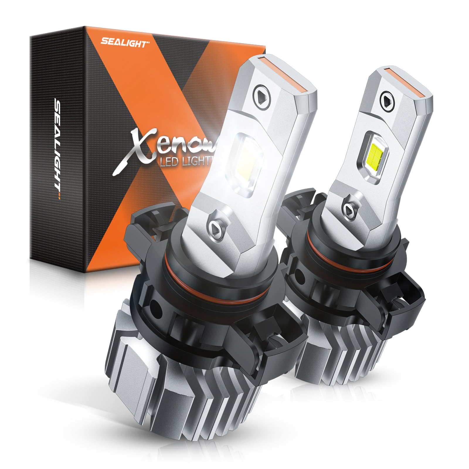 Sealight 5202 Led Fog Light Bulbs, 12,000Lm Super Bright 5202 Led Bulb,Plug & Play For 5201/Ps19W/Ps24W Fog Lights & Drl, Ip68 W