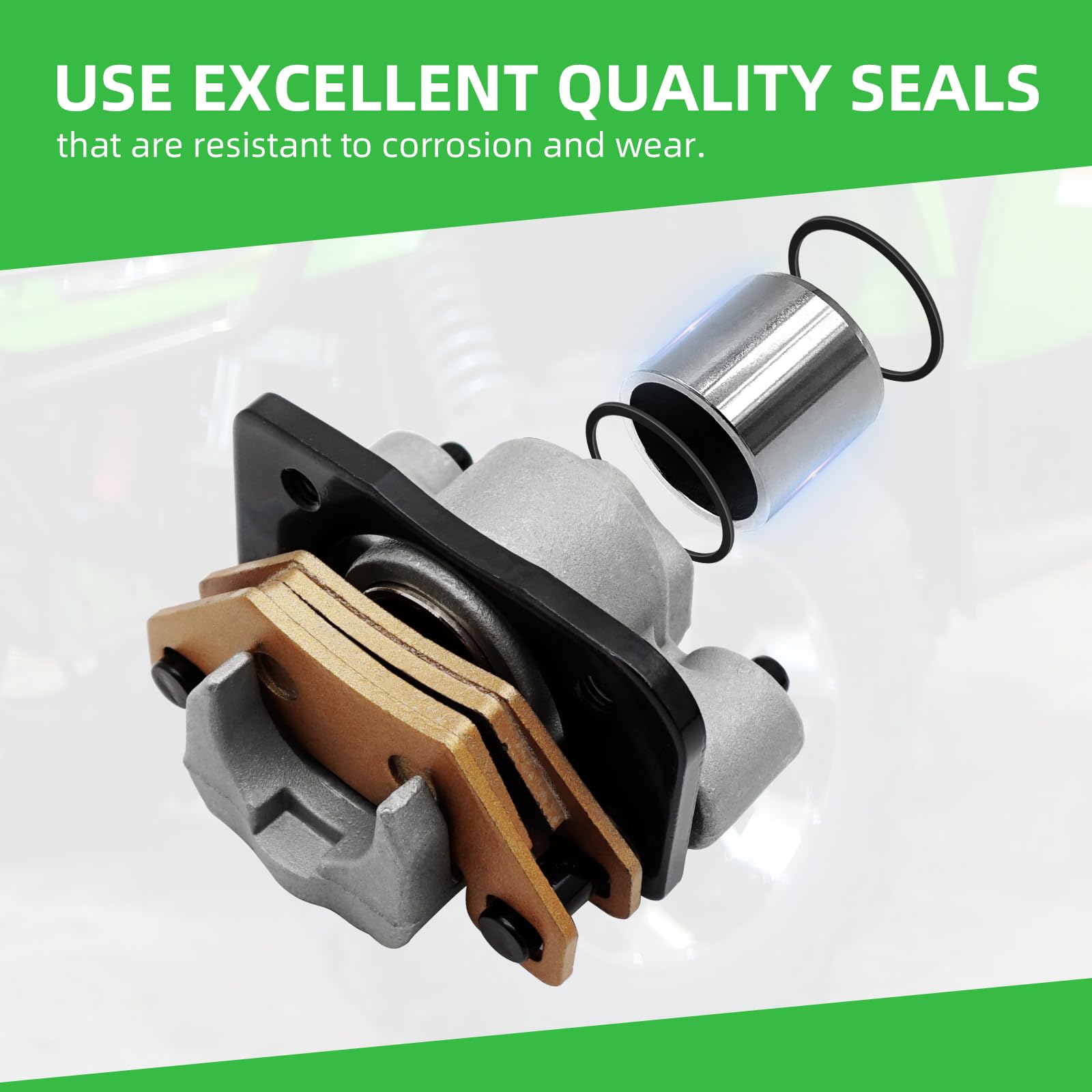 M Mati Front Right Or Rear Left/Right/Auxiliary Brake Caliper W/Pads For Arctic Cat Atv 250 300 350 400 400 Fis 425 450 500 500