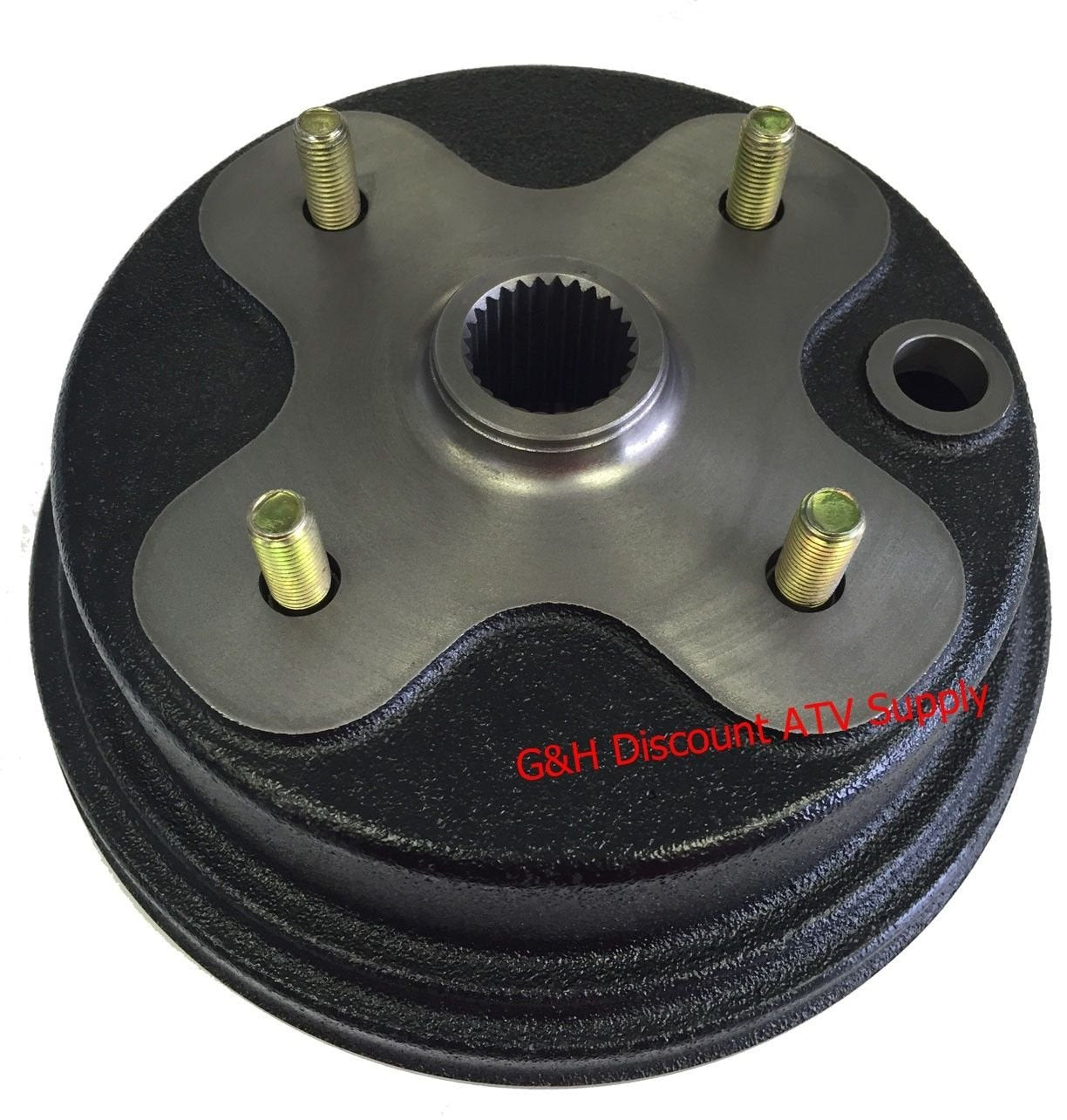 Quality Front Brake Drum Hub For Yamaha Yfm 400 Kodiak & Yfm 350 Big Bear (Replaces Oe 3Hn-25111-02-00)