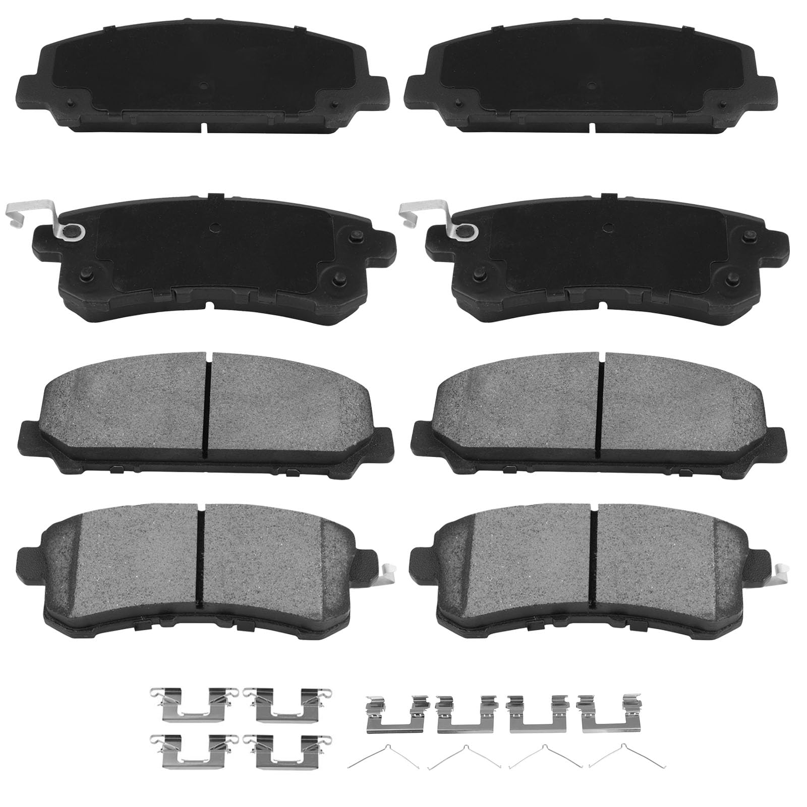 Automuto 8Pcs Front & Rear Ceramic Disc Brake Pads Set D1509 D1510 For Infiniti Qx56 2011-2013,For Infiniti Qx80 2014-2022,For N