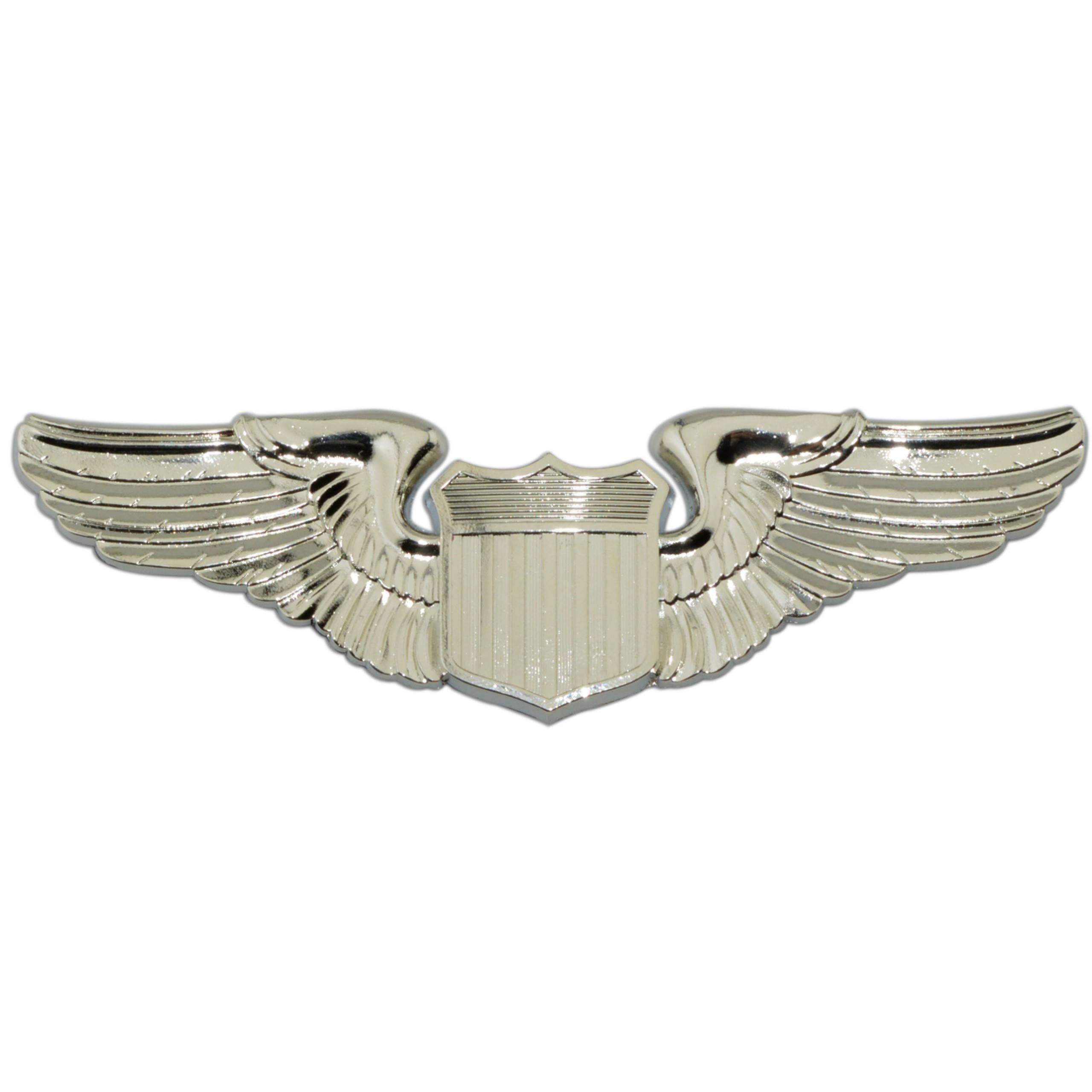 Air Force Pilot Metal Decal Auto Emblem