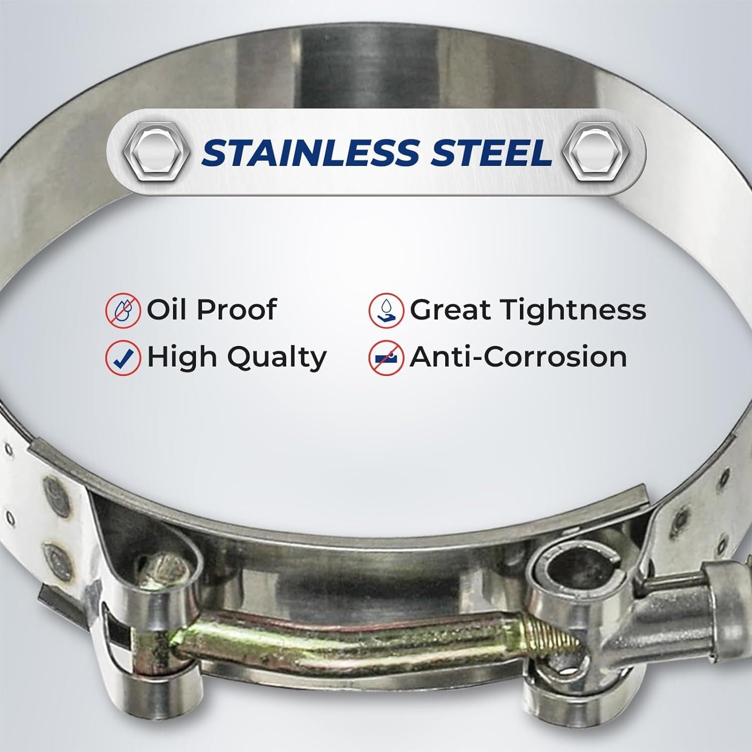 Torque 2Pcs Silicone Cac Charge Air Cooler Hump Hose 3 1/2 X 6 3/8 With T-Bolt Clamps Set, 3.5 Inch Id Turbo, Air Intake And Intercooler Hose Kit (Replaces Volvo 20550690, 70396458, Mack 45Md384M)