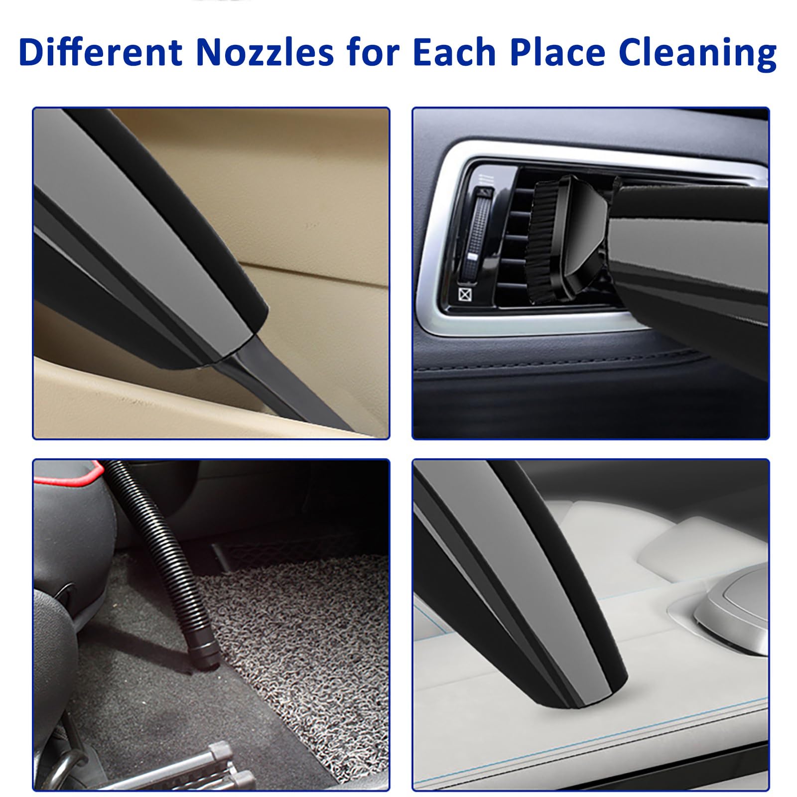 Stdy Car Roadside Emergency Kit, Vehicle Truck Safety Road Side Assistance Kits Auto Accessory, With Jumper Cables, Car Vacuum,