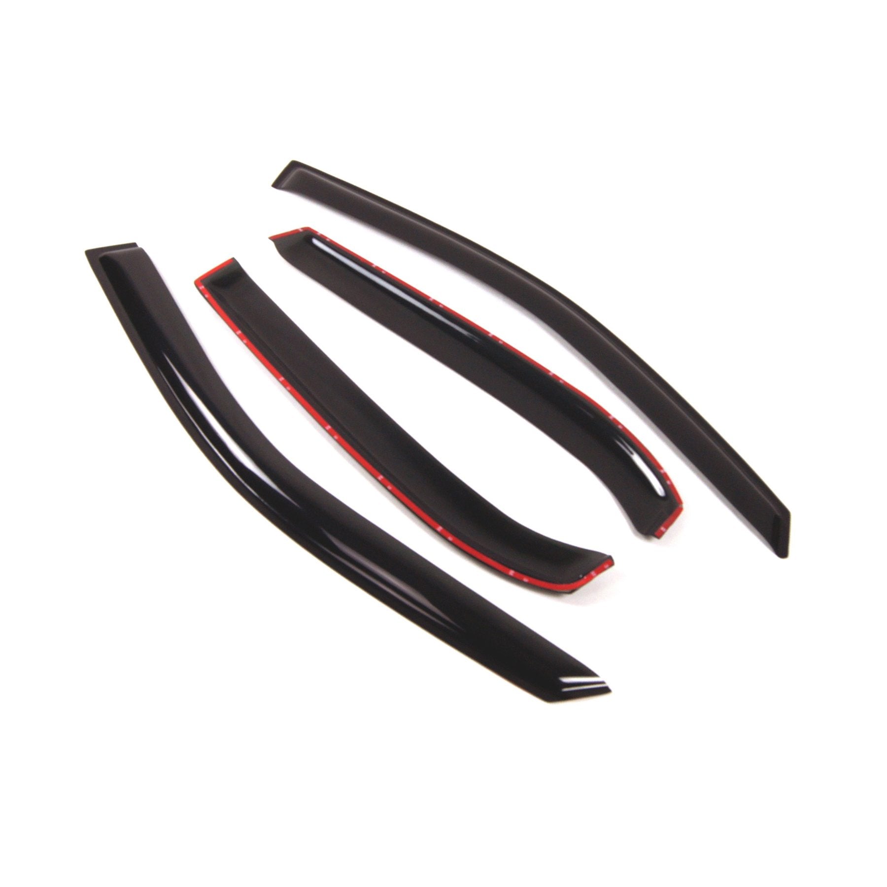 Tuningpros Outside Mount Window Vent Visors Rain Guards Compatible With Chevrolet Equinox 2010-2017 | Side Window Wind Deflector