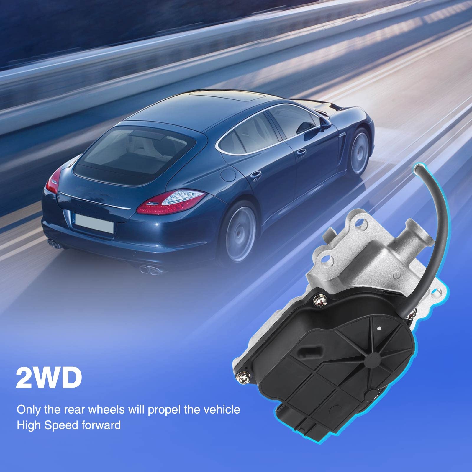 A-Premium 4Wd Differential Vacuum Actuator Compatible With Toyota 4Runner 2005-2009 Fj Cruiser 2007-2014 Tacoma 2005-2019 Front