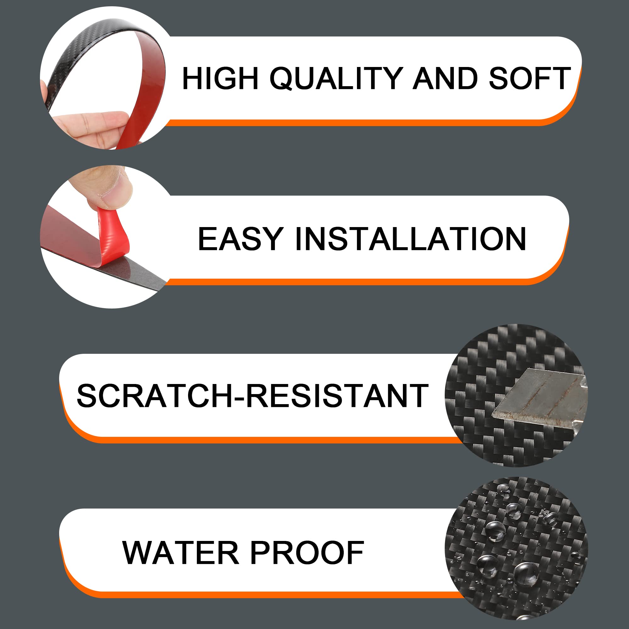 Tomall Headlight Eyelid Cover Trims Compatible With Bmw F30 Headlight Eyebrow Carbon Fiber Eyelid For 3 Series F32 F31 F36 F34 F