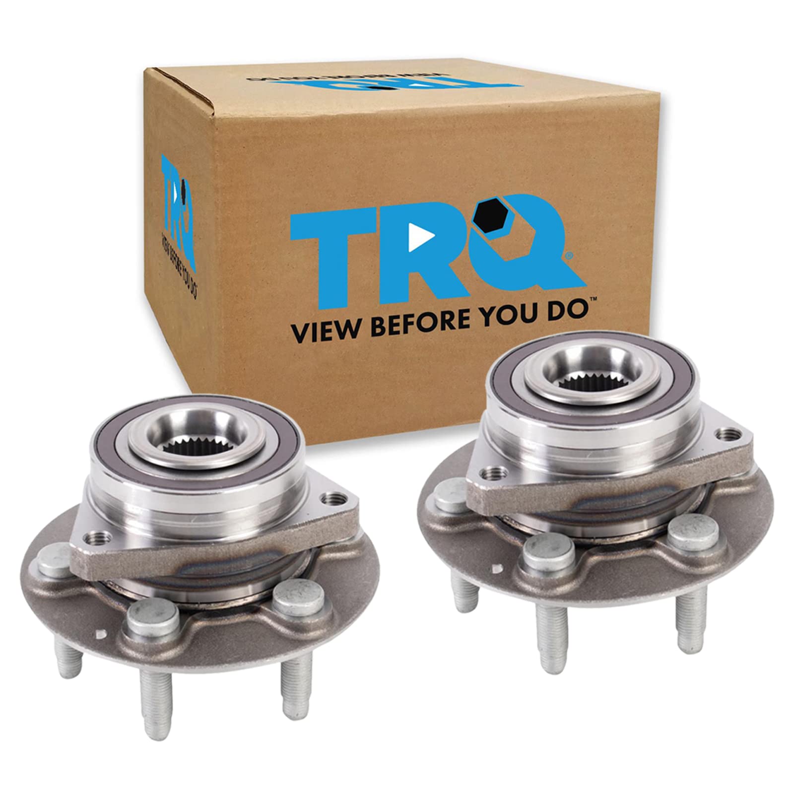 Trq Front Rear Wheel Hub Bearings Assembly Set Compatible With 2019-2021 Chevrolet Blazer