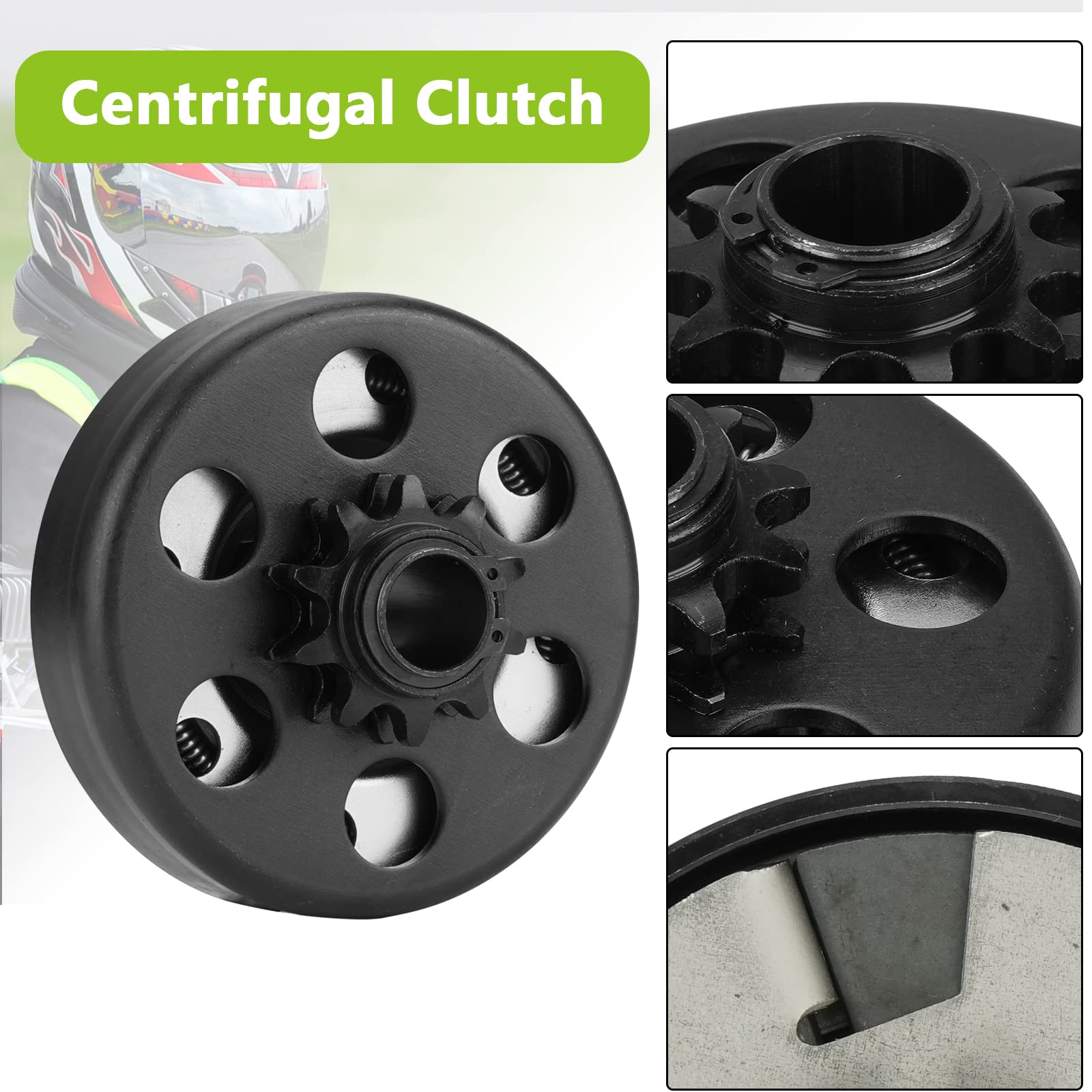 Go Kart Clutch 3/4'' 10T #40 41 420 Chain Centrifugal Clutch Fit Predator 212,Minibike MB165 & MB200 6.5HP Small Engine Fit for