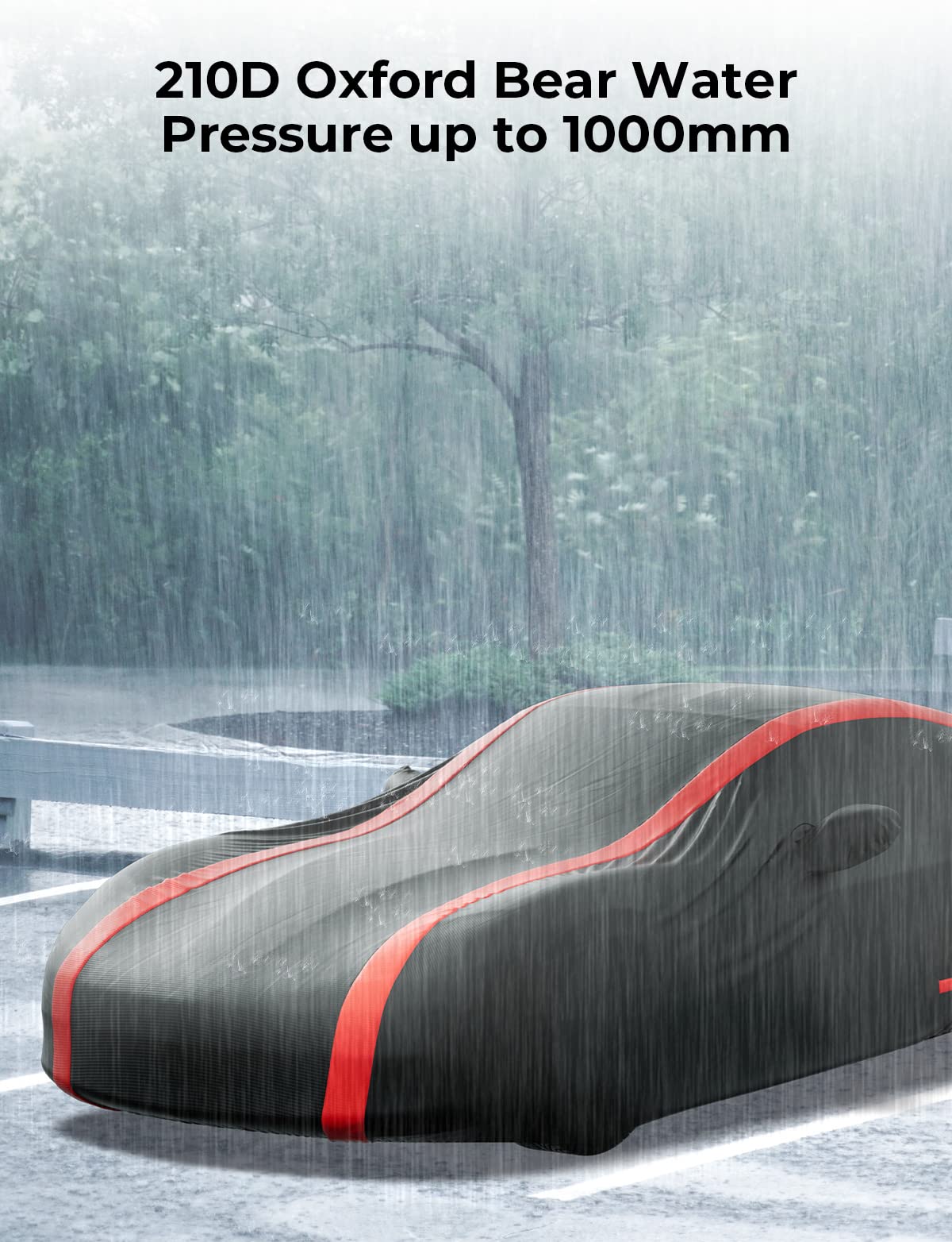 Issyauto Car Cover Compatible With 2005-2013 Corvette C6 Stingray/Z06/Z51, Waterproof All Weather Car Cover Indoor Outdoor