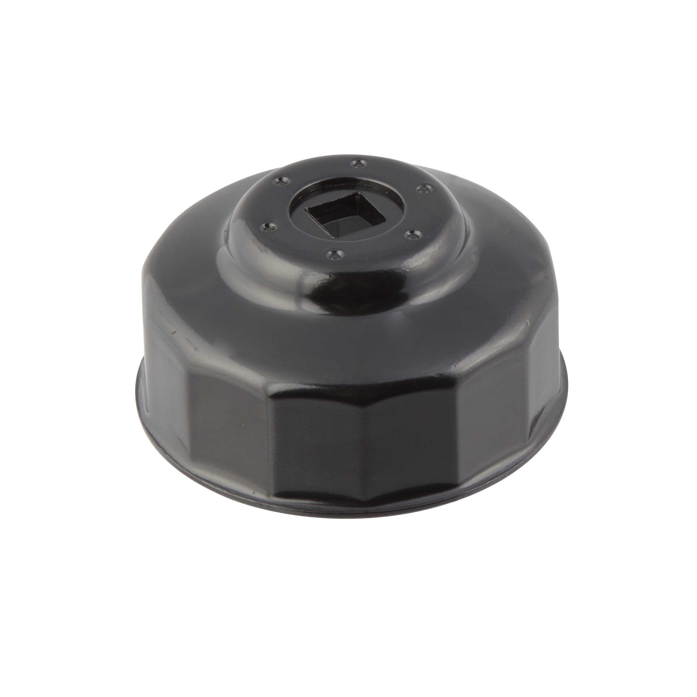 Steelman Oil Filter Cap Wrench Automotive Tool, 68mm x 14 Flute, Low-Profile Design for Confined Space, Heavy-Duty Chrome Vanadi