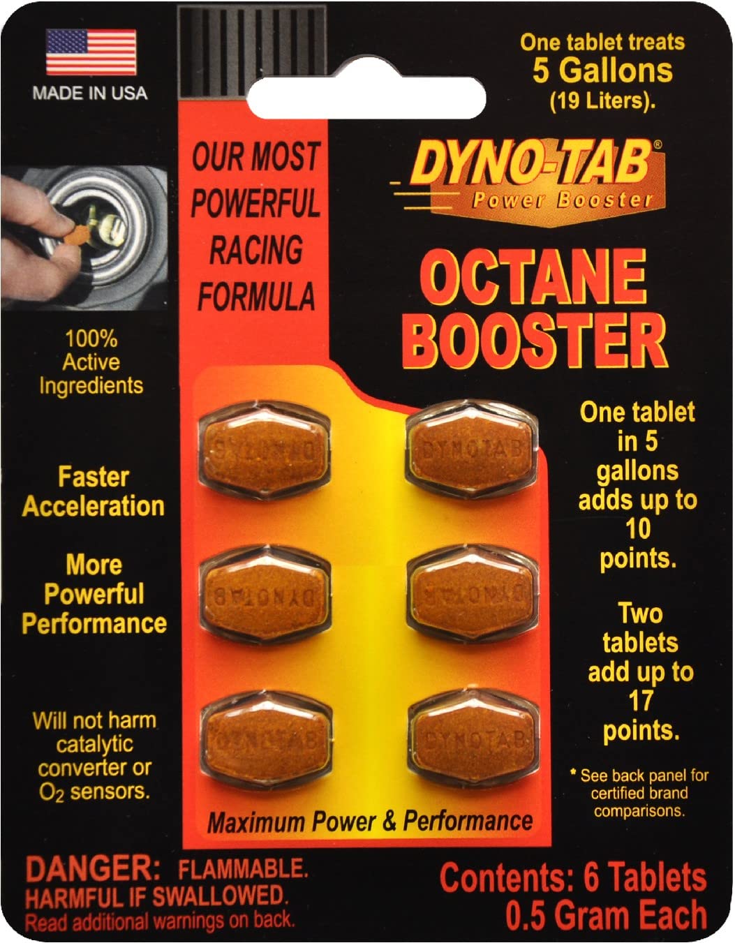 Dyno-tab Octane Booster 6-tab Card (48)