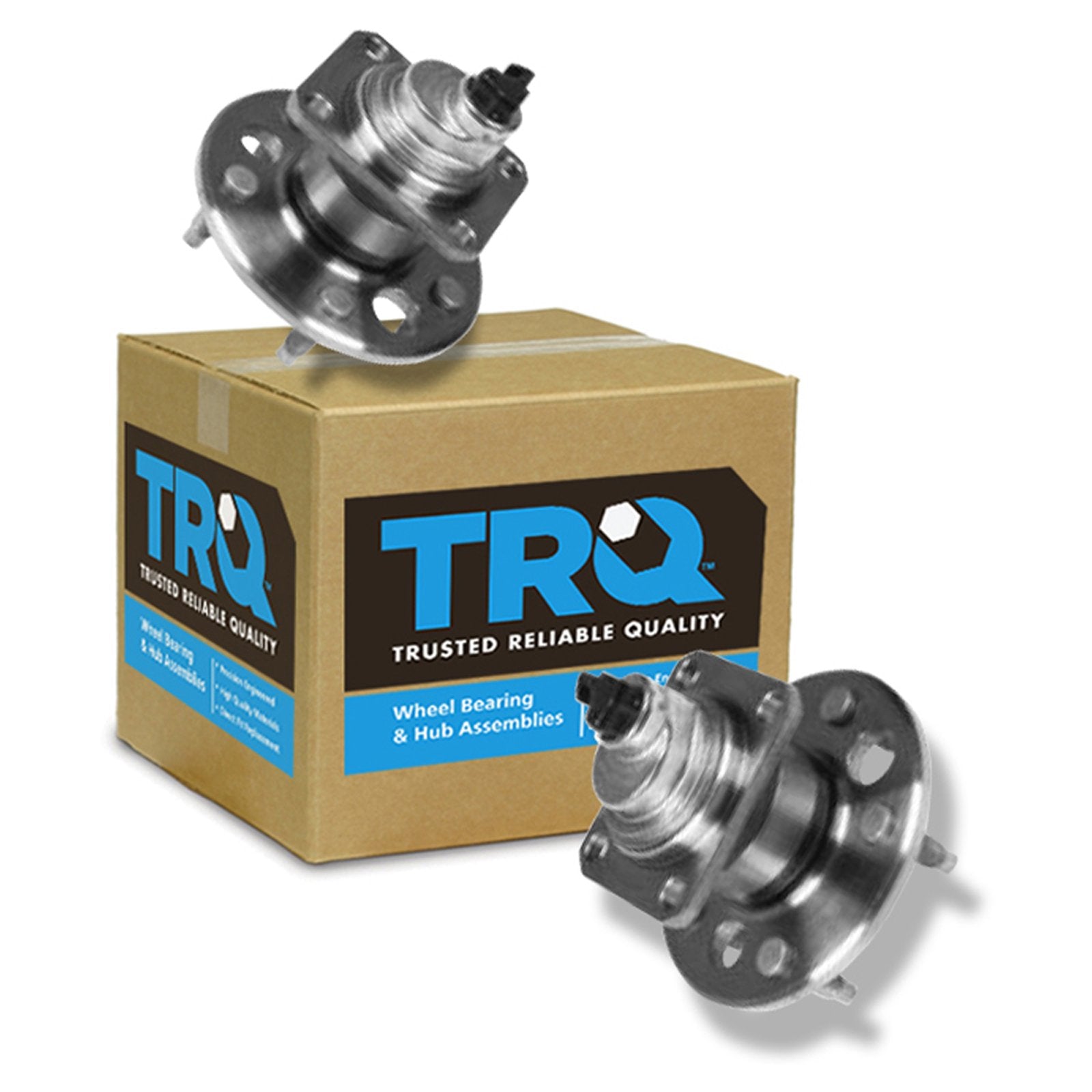 Trq Rear Wheel Hub Bearings Assembly Set Compatible With 1989-1996 Buick Regal 1992-1996 Chevrolet Lumina 1995-1996 Monte Carlo 