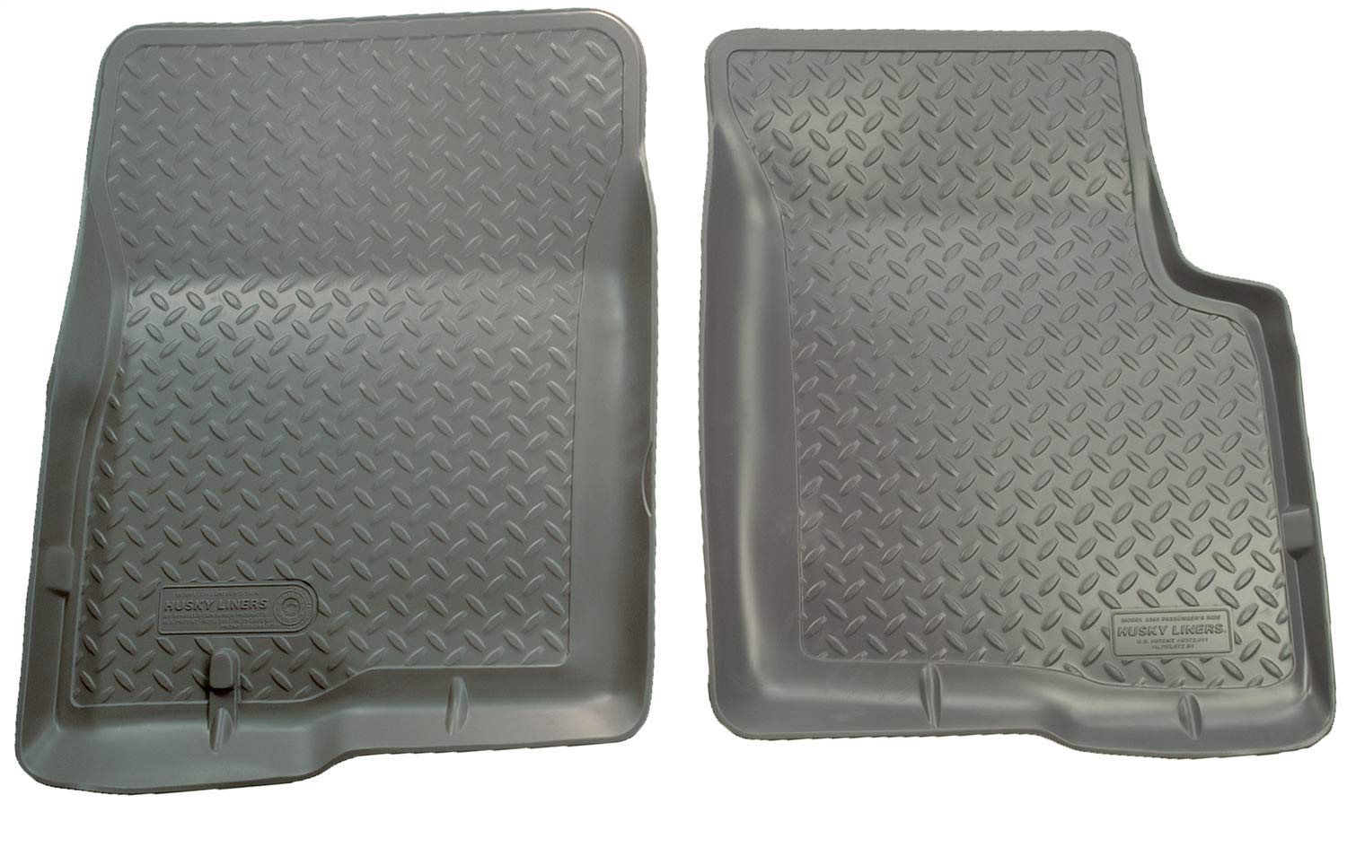 Husky Liners Classic Style Series | 1995-2004 Toyota Tacoma Access Cab/Standard Cab | Front Floor Liners, Grey | 35112