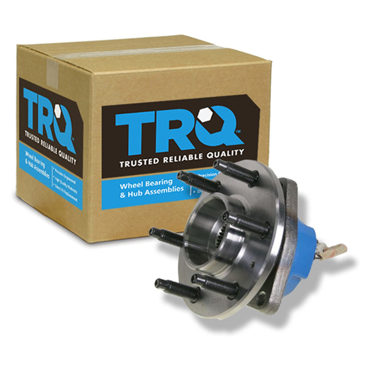 Trq Front Left Right Rear Wheel Hub Bearing Assembly Driver Passenger Side Compatible With 2004-2007 Cadillac Cts 2004-2009 Srx