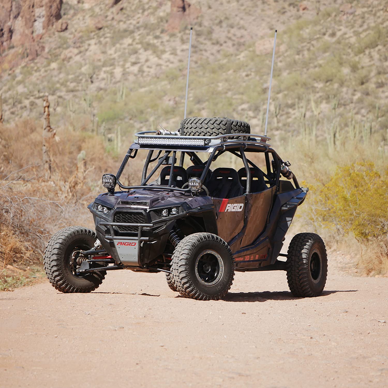 Rigid Industries 300415 Powersports Led Light - Pair, Clear