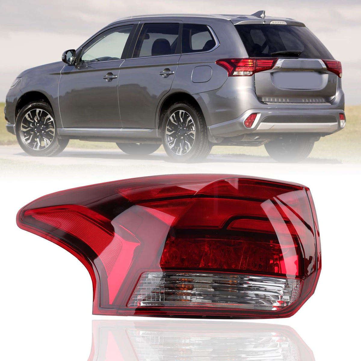 Clidr Inner Led Tail Light Lamp 8331A186 Generic Fit For Mitsubishi Outlander Phev 2016-2020 Right/Passenger Side